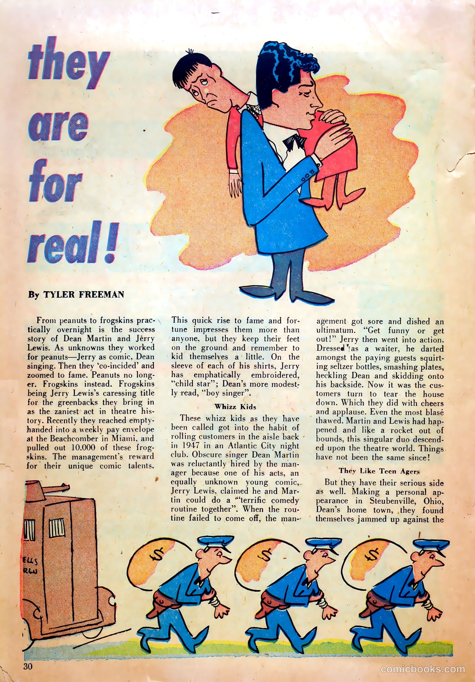 True Movie and Television #4 (1951) — page 30 of 52
