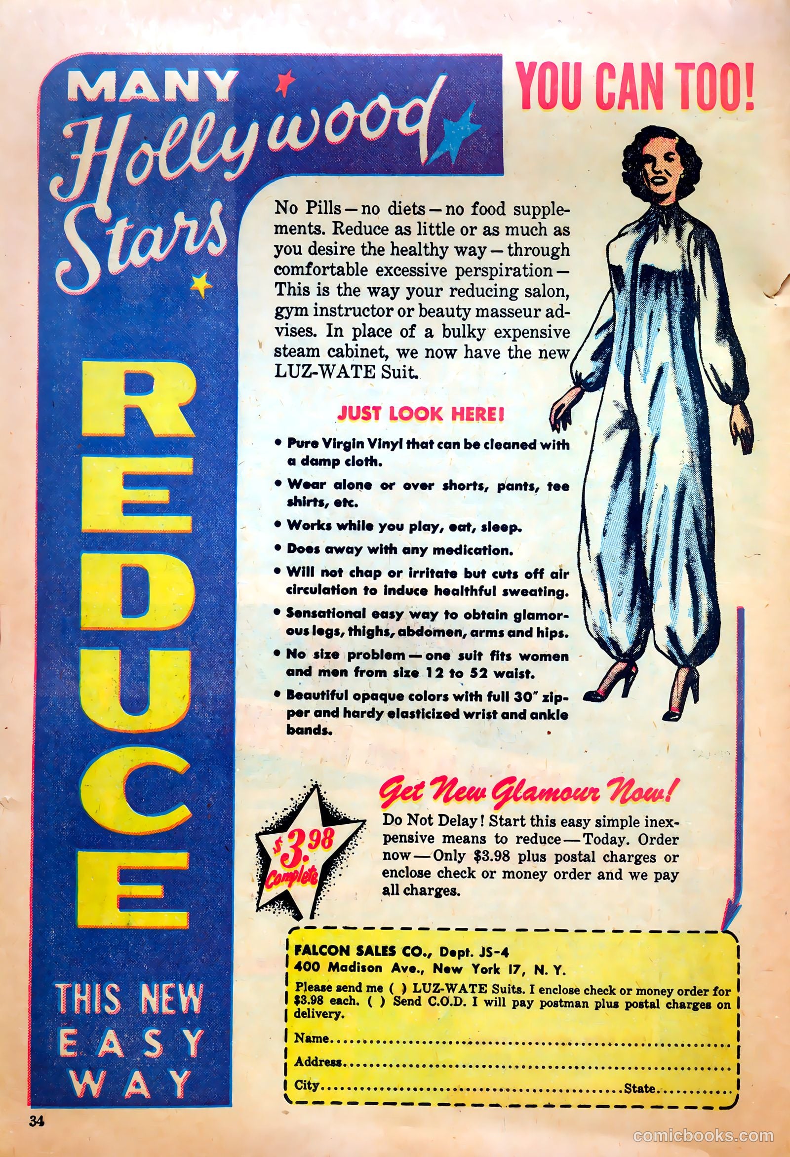 True Movie and Television #4 (1951) — page 34 of 52