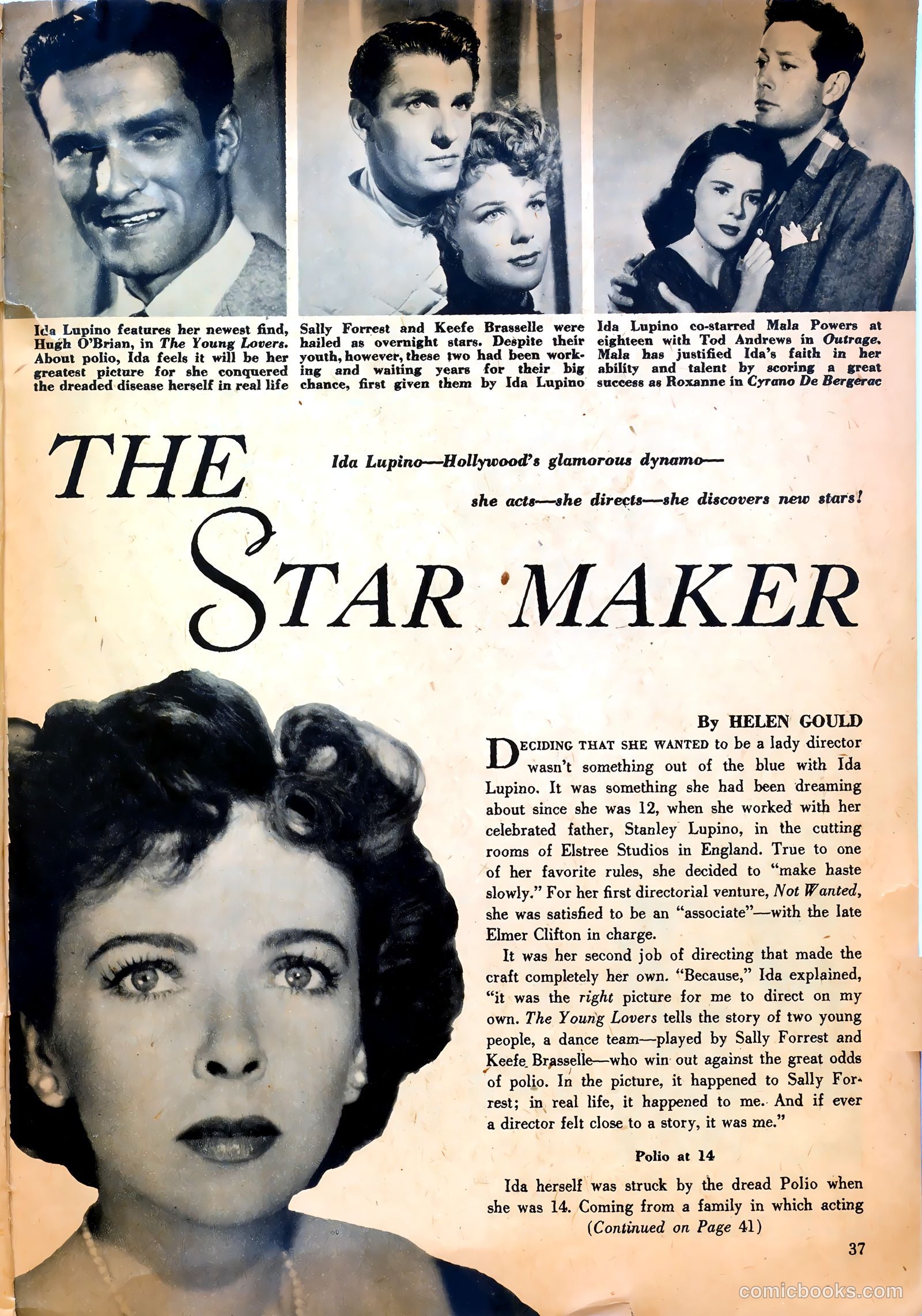 True Movie and Television #4 (1951) — page 37 of 52