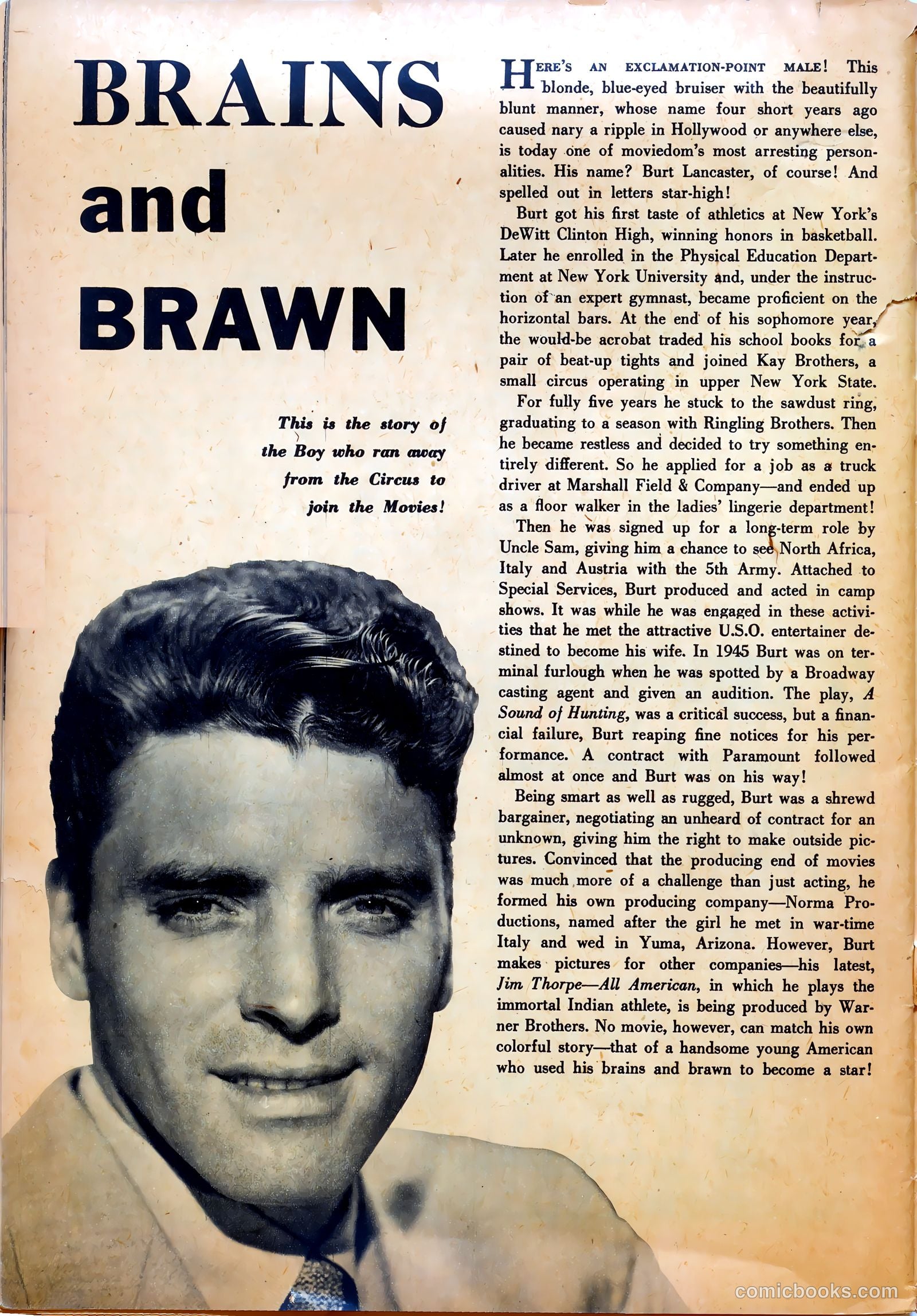 True Movie and Television #4 (1951) — page 42 of 52