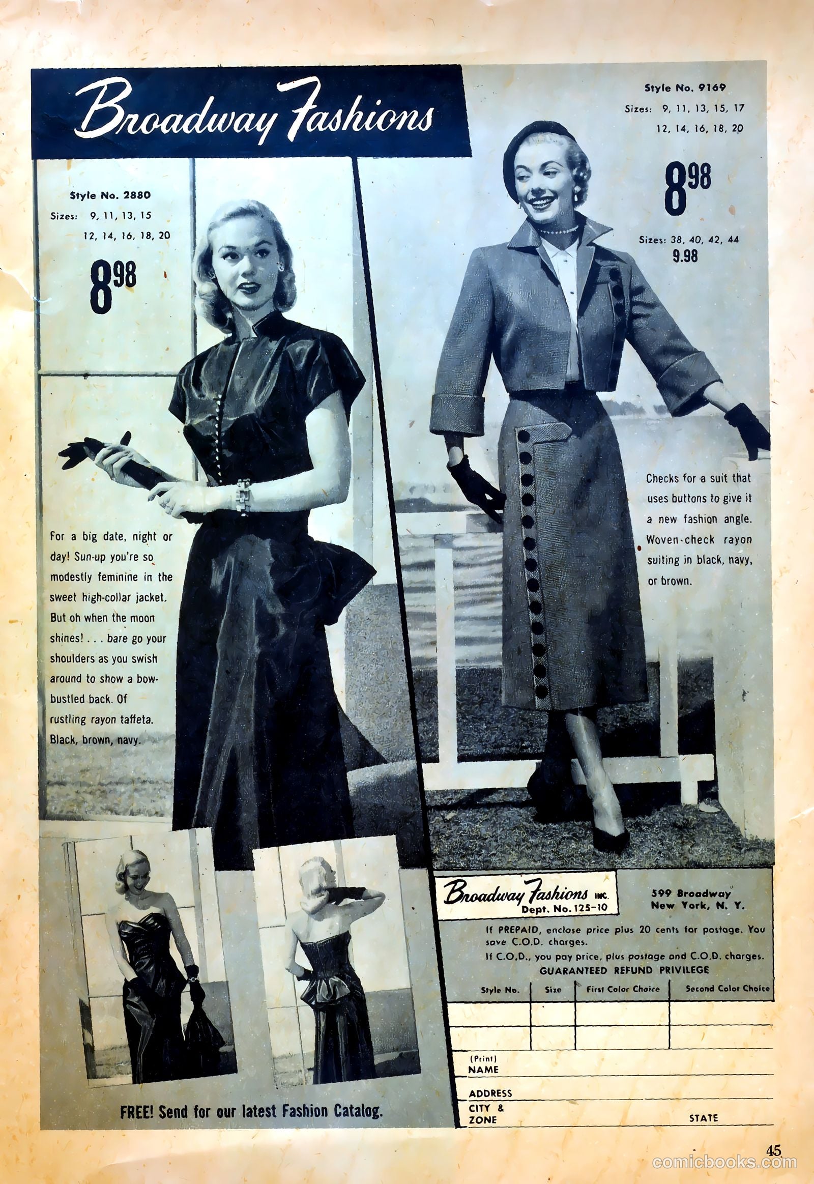 True Movie and Television #4 (1951) — page 45 of 52