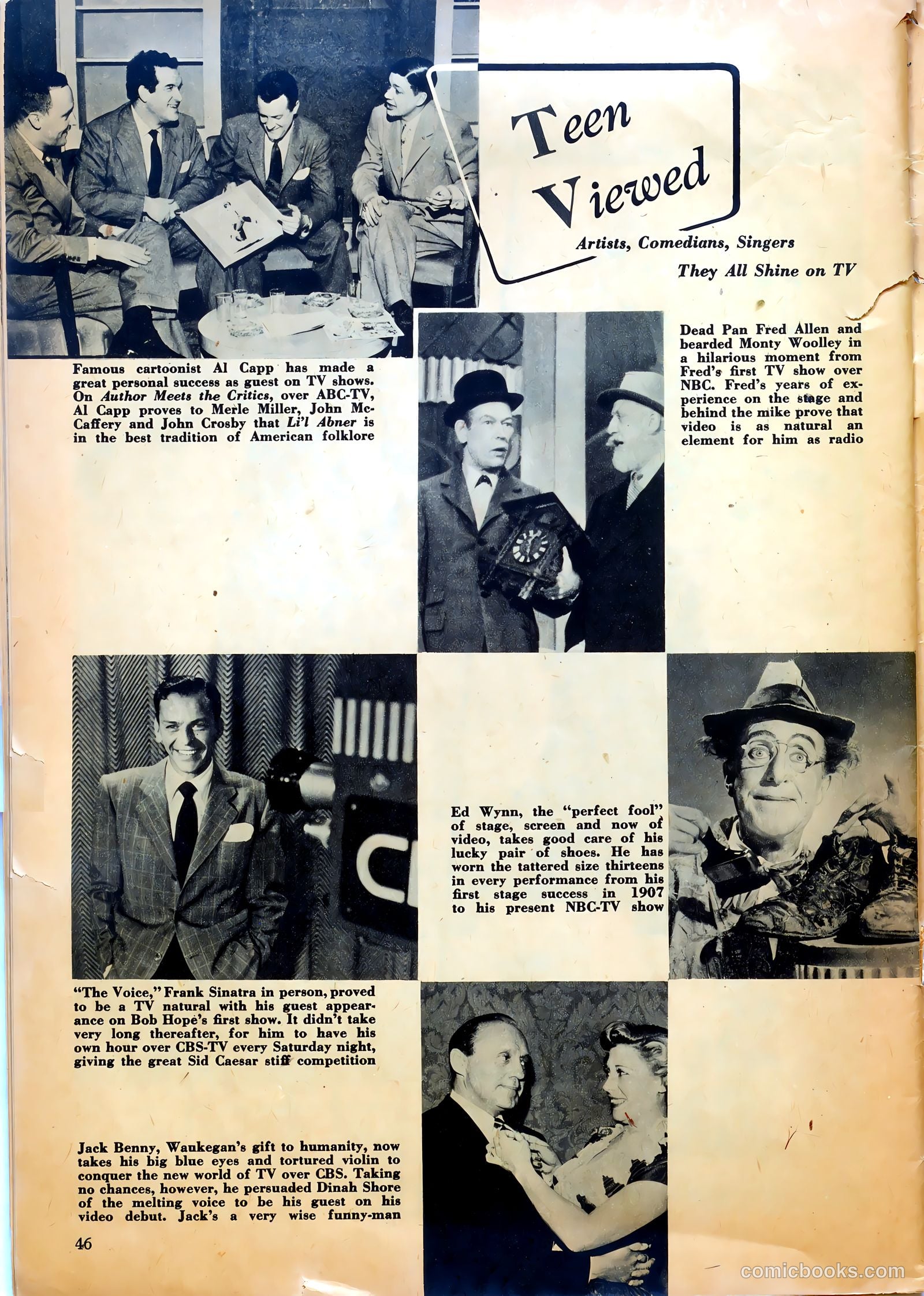 True Movie and Television #4 (1951) — page 46 of 52