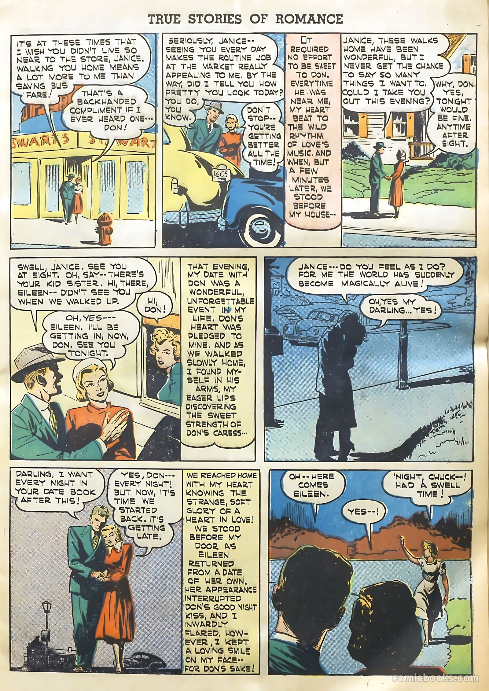 True Stories of Romance #1 (1949) — page 5 of 36