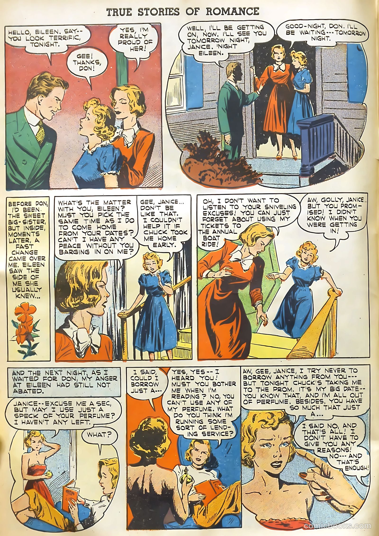 True Stories of Romance #1 (1949) — page 6 of 36