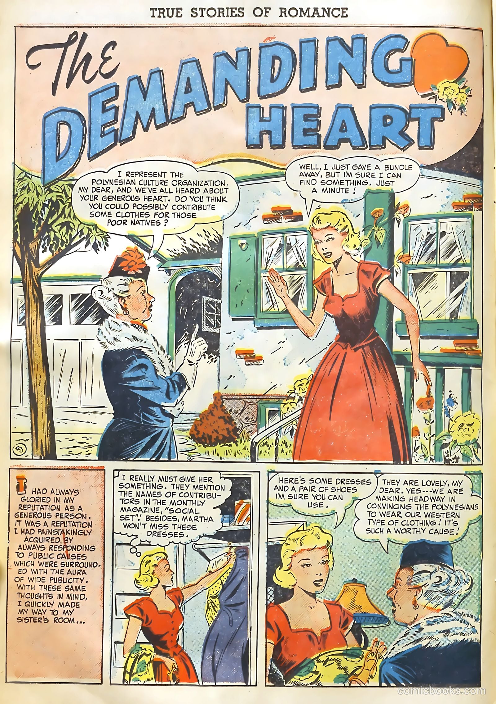 True Stories of Romance #1 (1949) — page 14 of 36