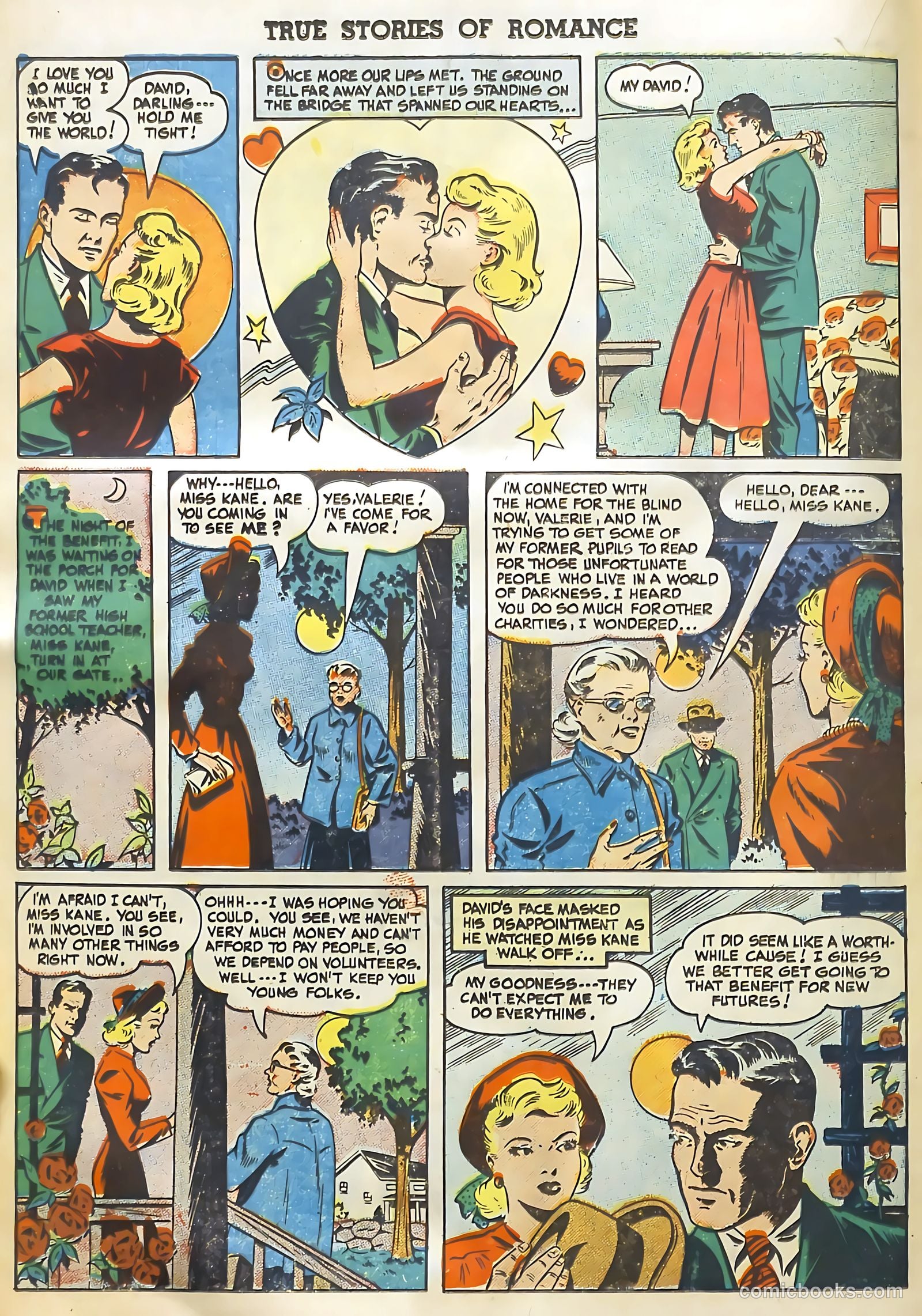 True Stories of Romance #1 (1949) — page 18 of 36