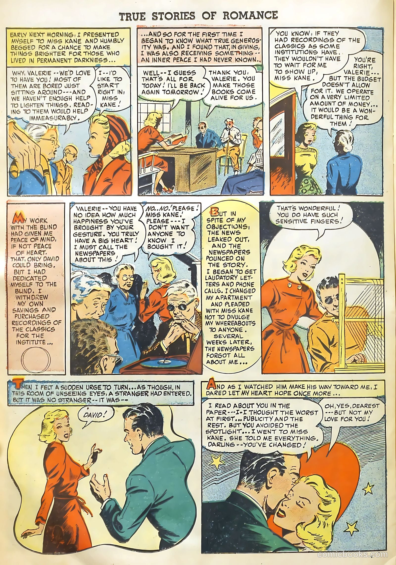True Stories of Romance #1 (1949) — page 22 of 36