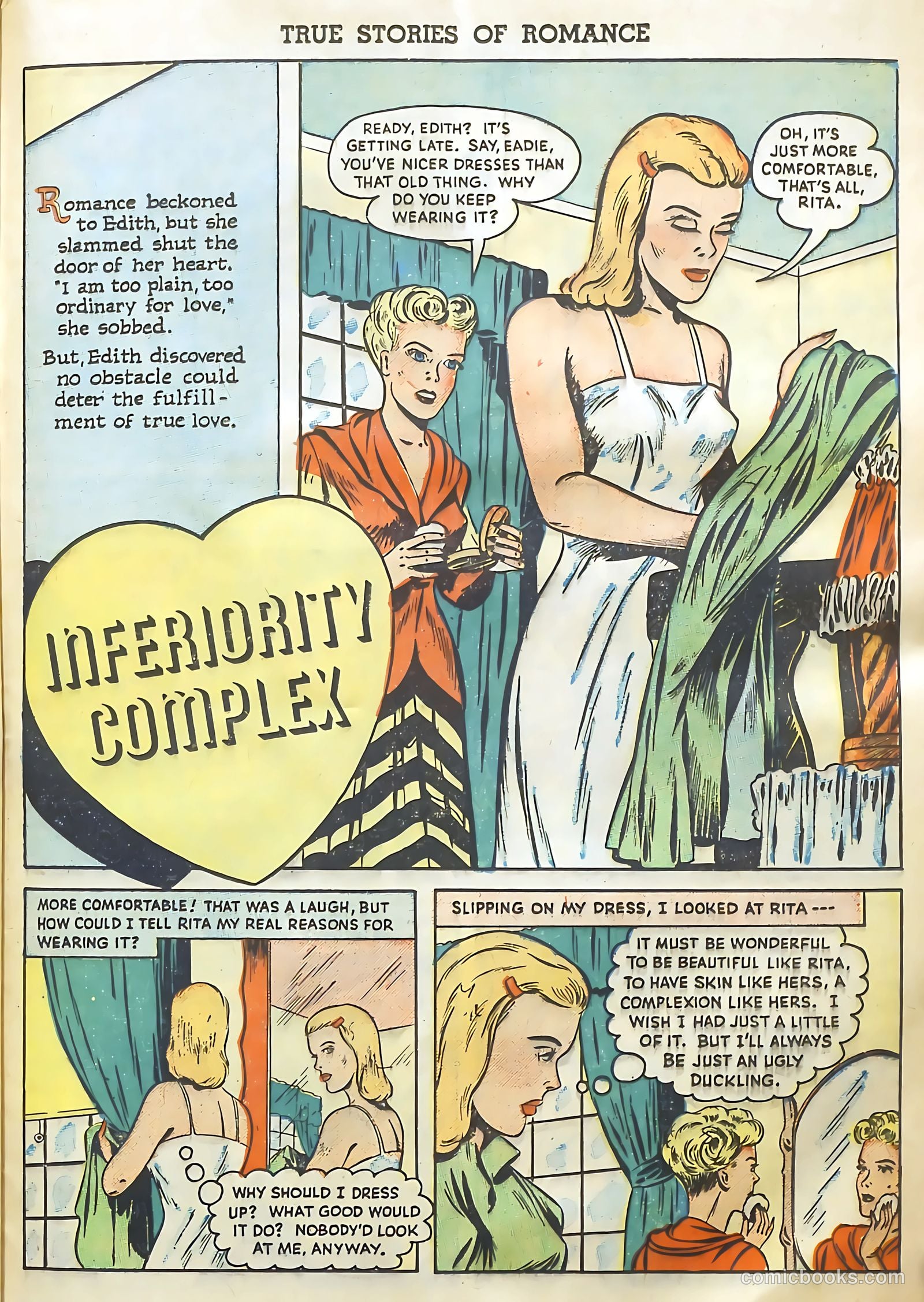 True Stories of Romance #1 (1949) — page 25 of 36