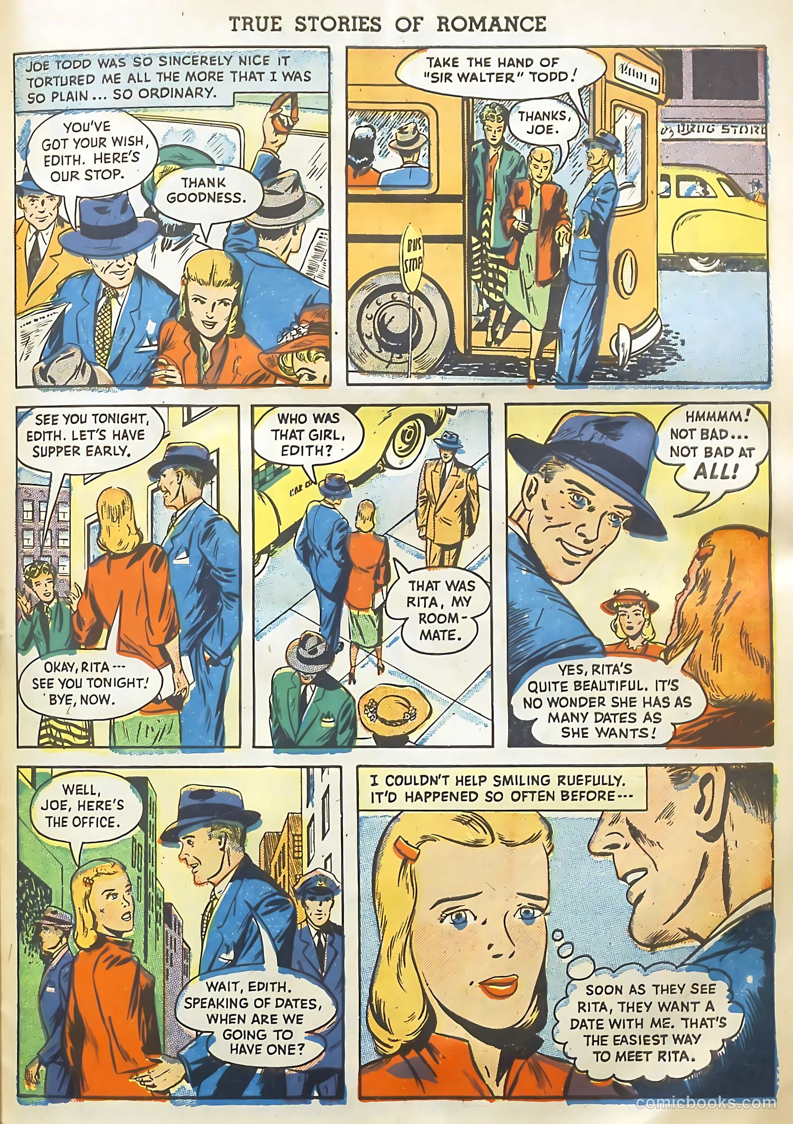 True Stories of Romance #1 (1949) — page 27 of 36