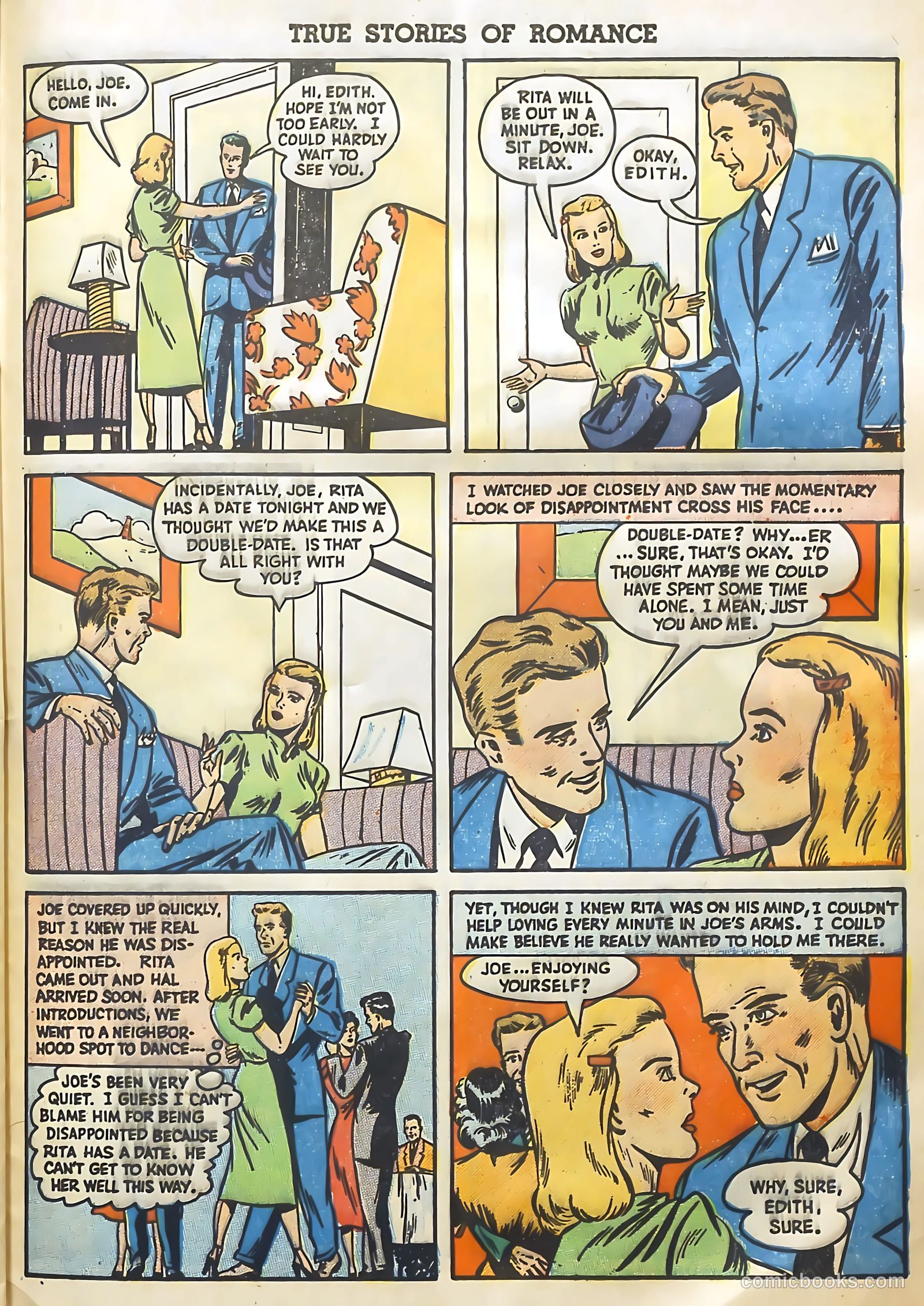 True Stories of Romance #1 (1949) — page 29 of 36