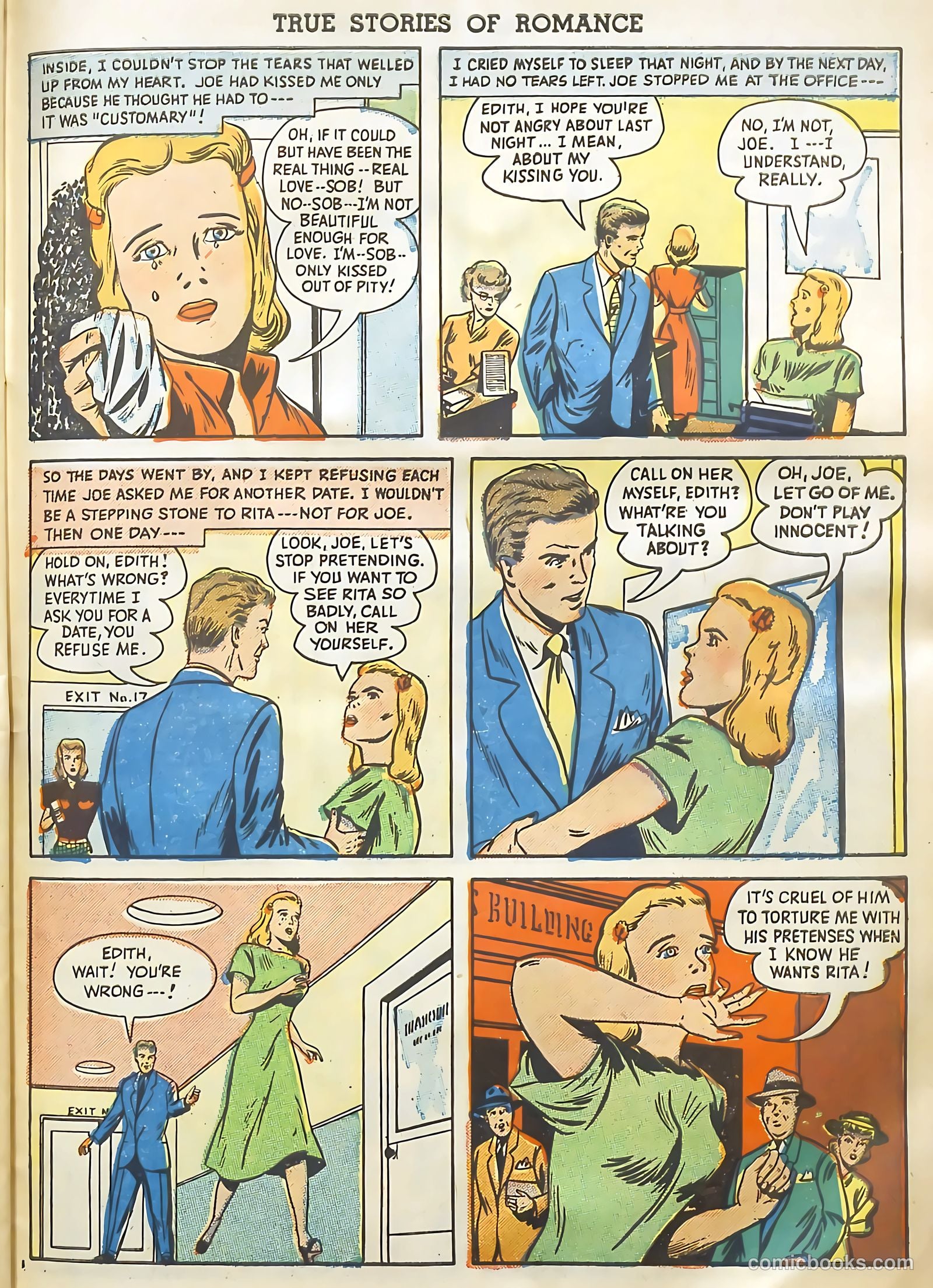 True Stories of Romance #1 (1949) — page 31 of 36