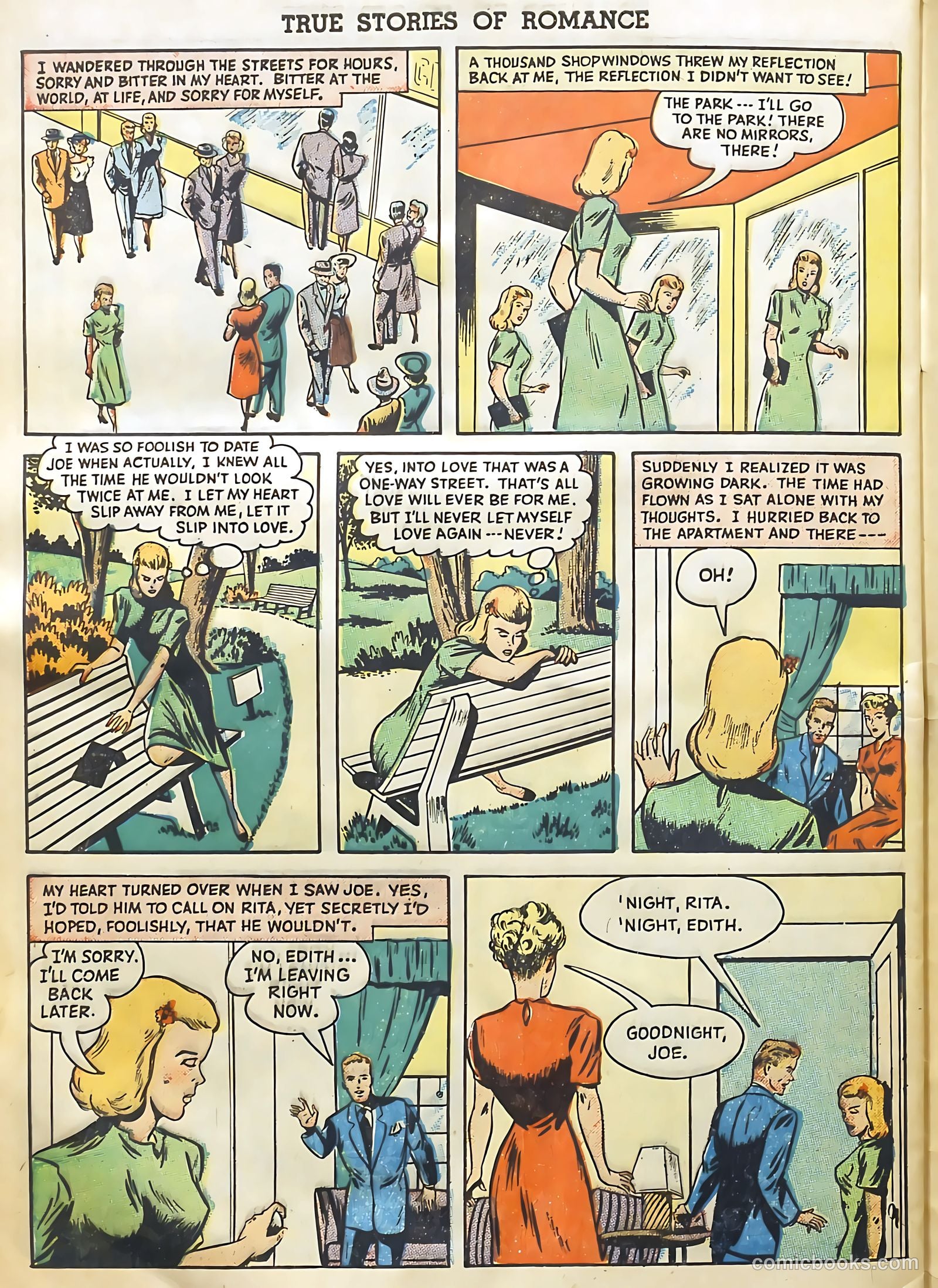 True Stories of Romance #1 (1949) — page 32 of 36