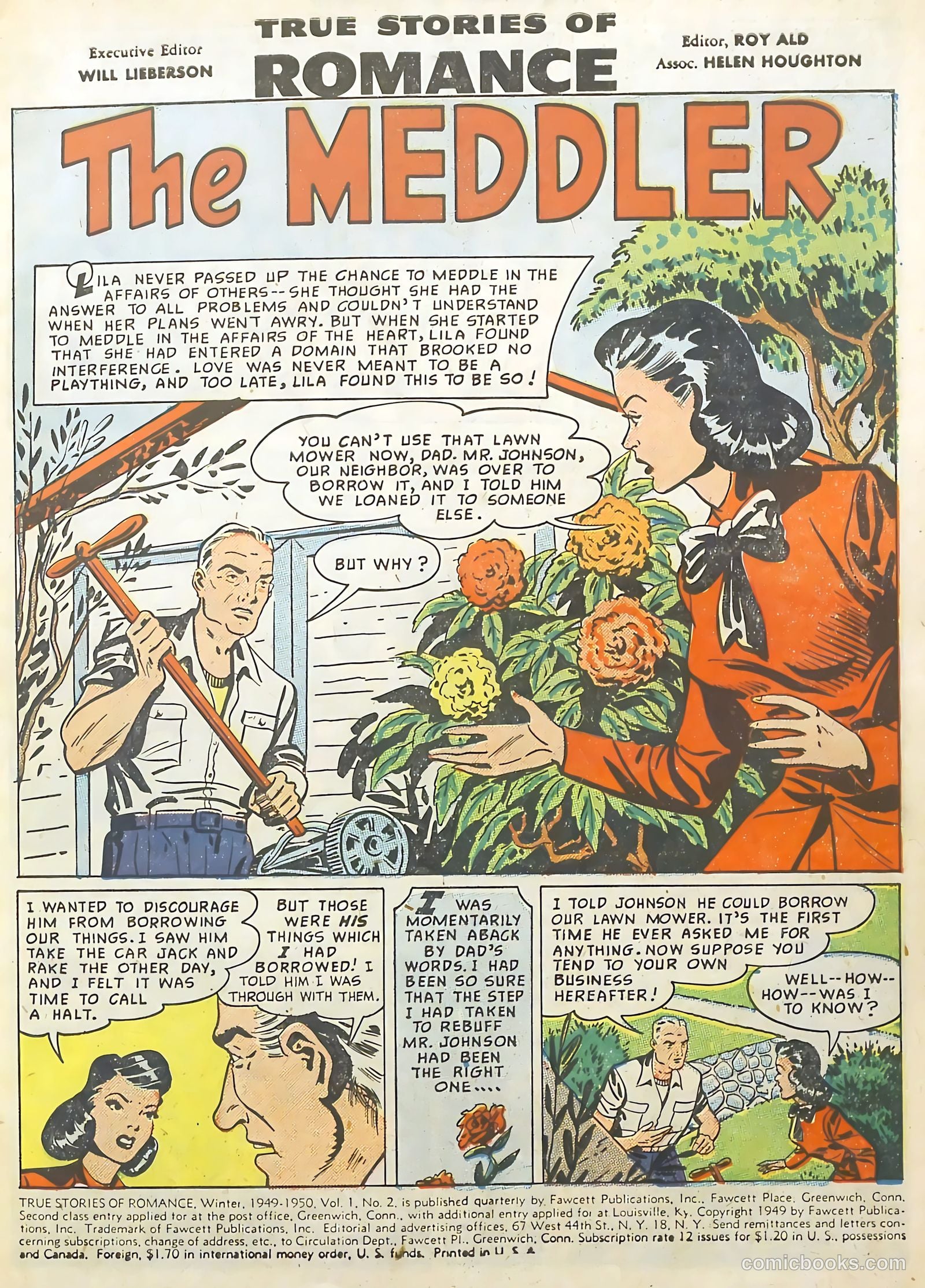 True Stories of Romance #2 (1950) — page 3 of 36