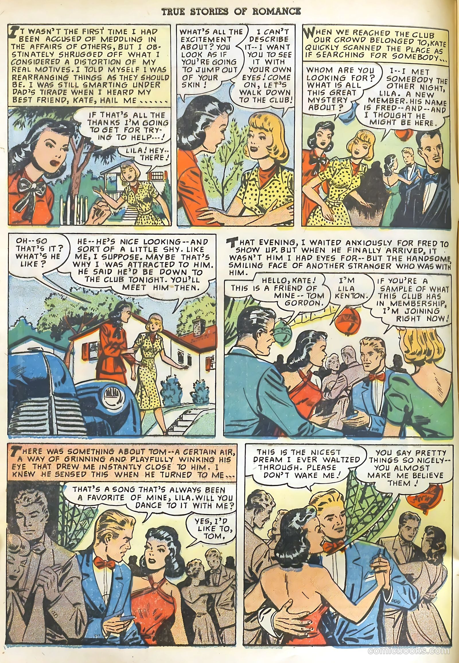 True Stories of Romance #2 (1950) — page 4 of 36
