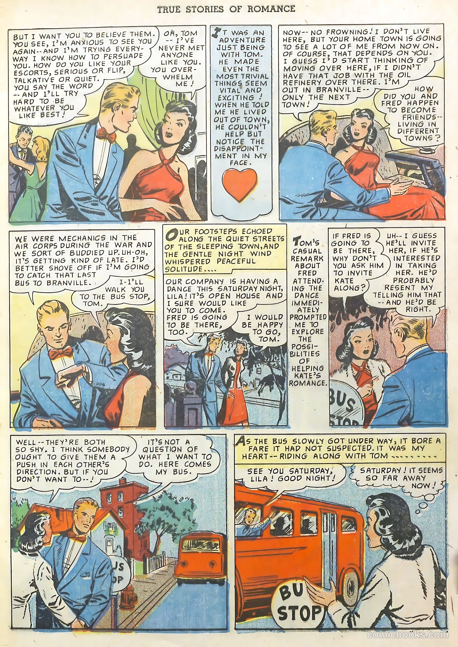 True Stories of Romance #2 (1950) — page 5 of 36
