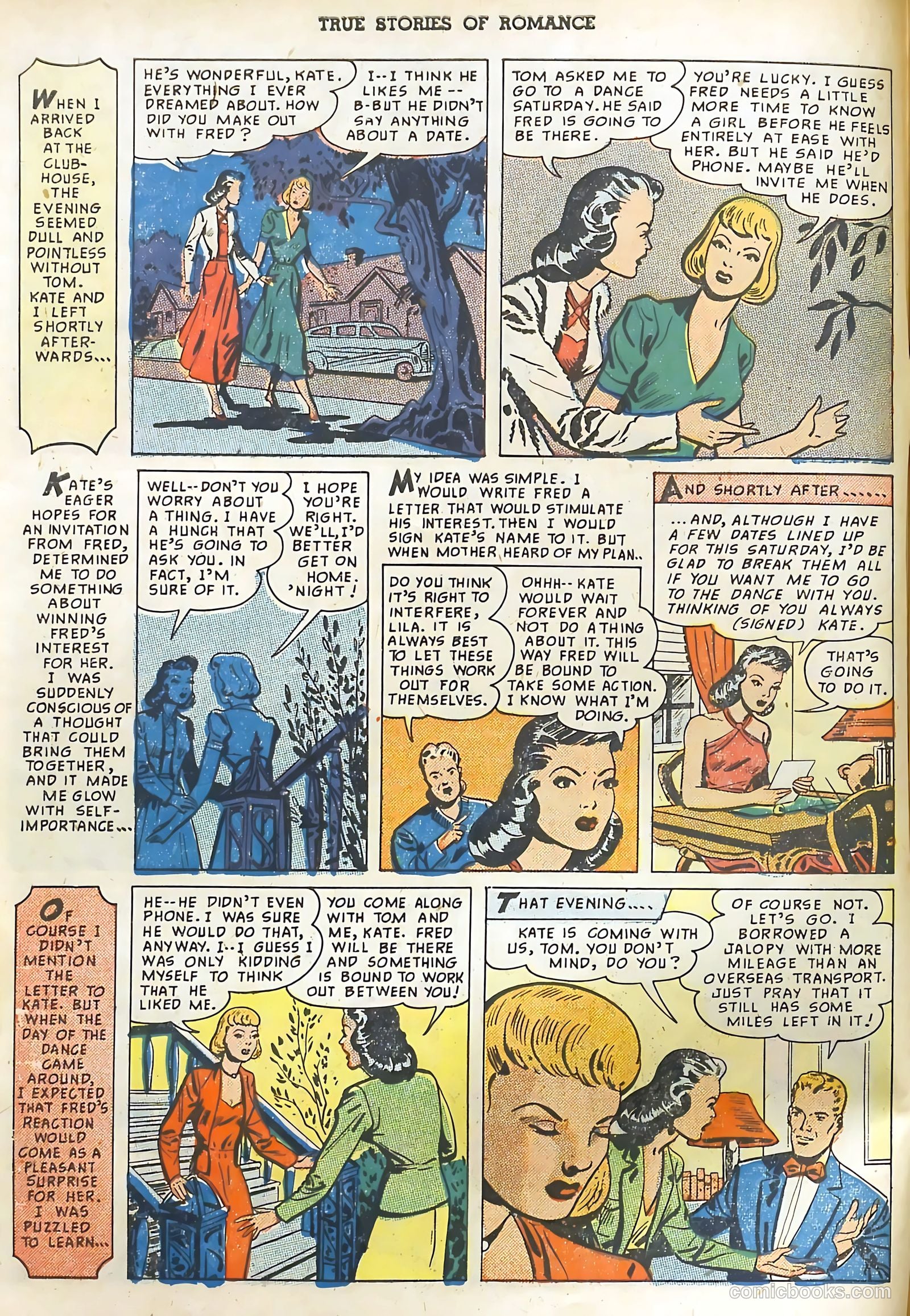True Stories of Romance #2 (1950) — page 6 of 36