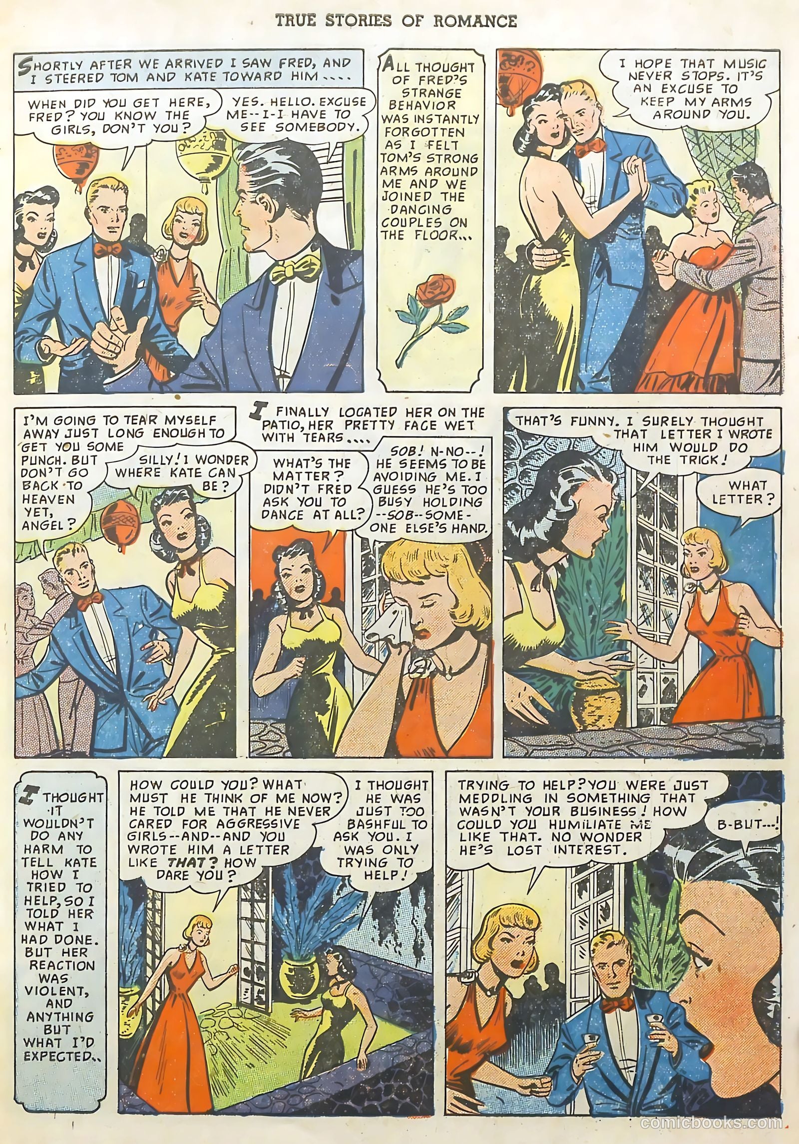 True Stories of Romance #2 (1950) — page 7 of 36