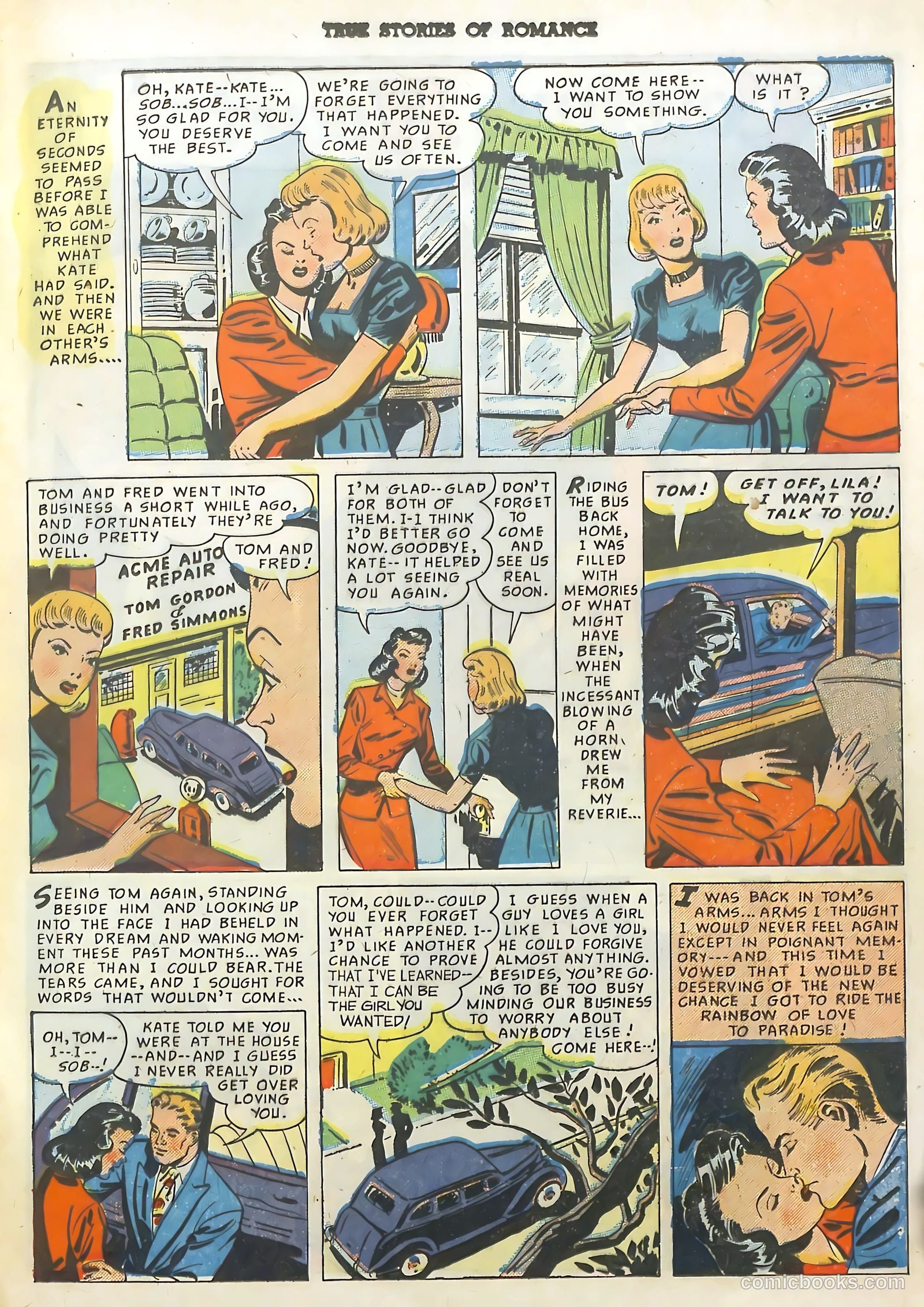 True Stories of Romance #2 (1950) — page 13 of 36