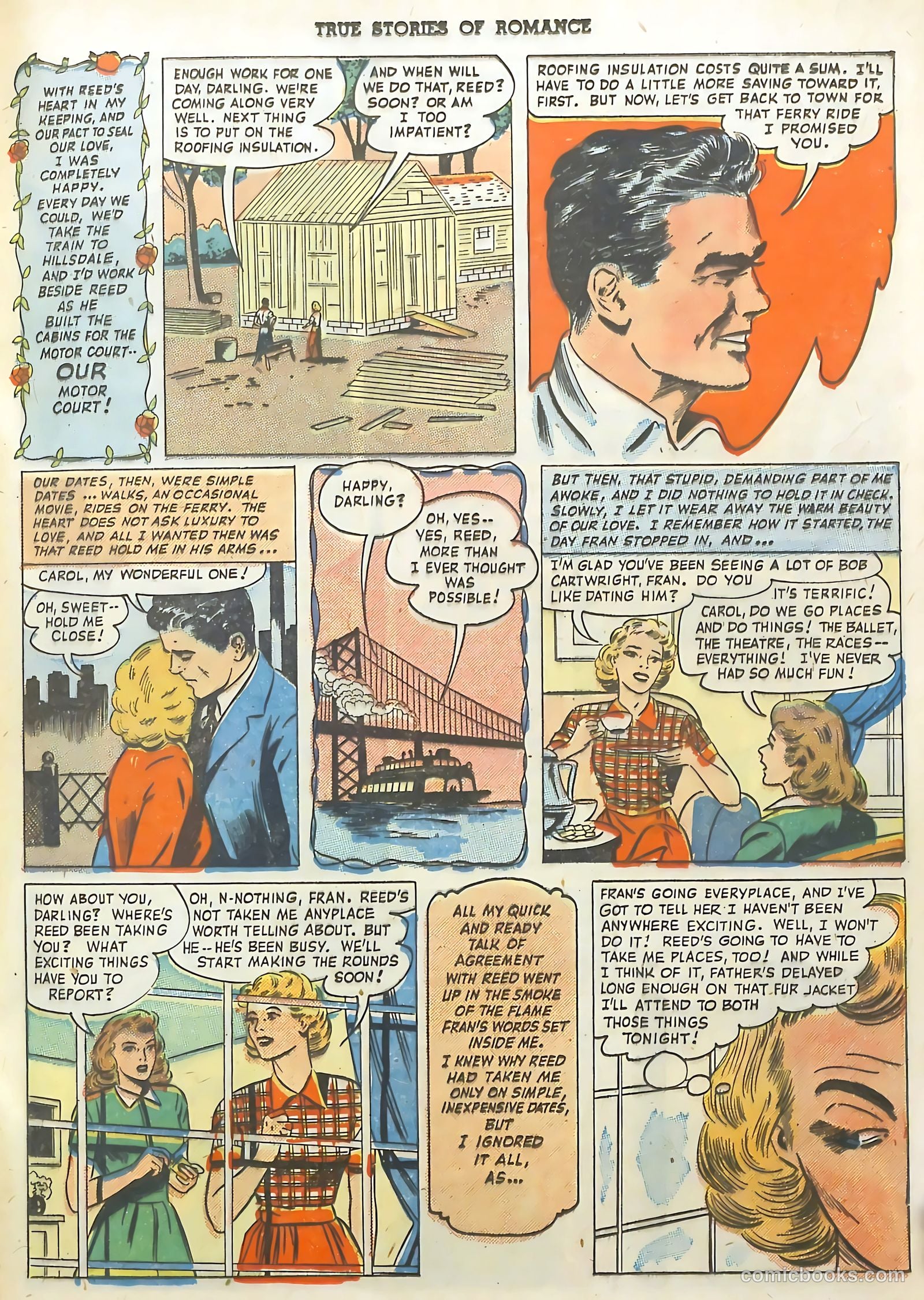 True Stories of Romance #2 (1950) — page 17 of 36