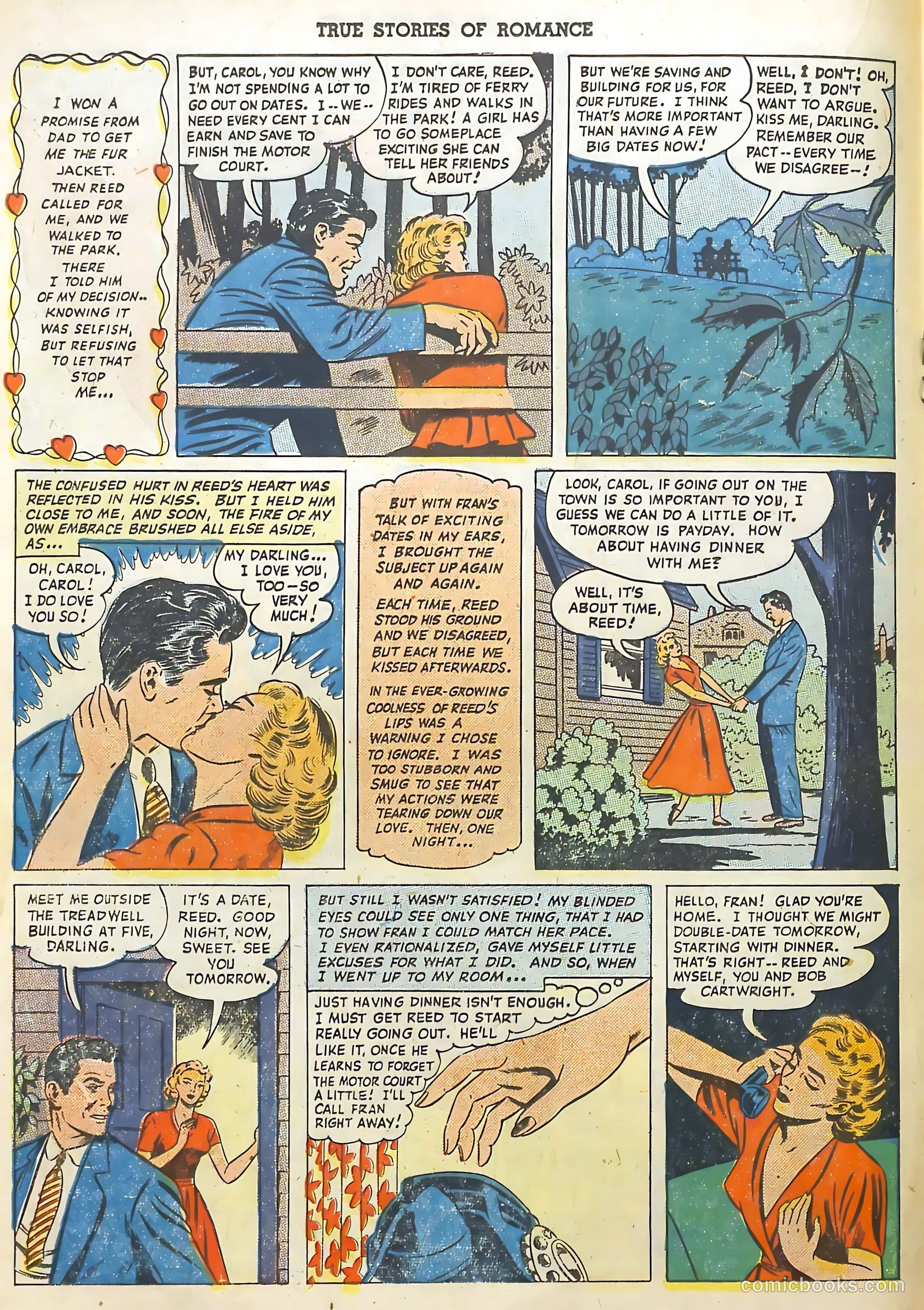 True Stories of Romance #2 (1950) — page 18 of 36