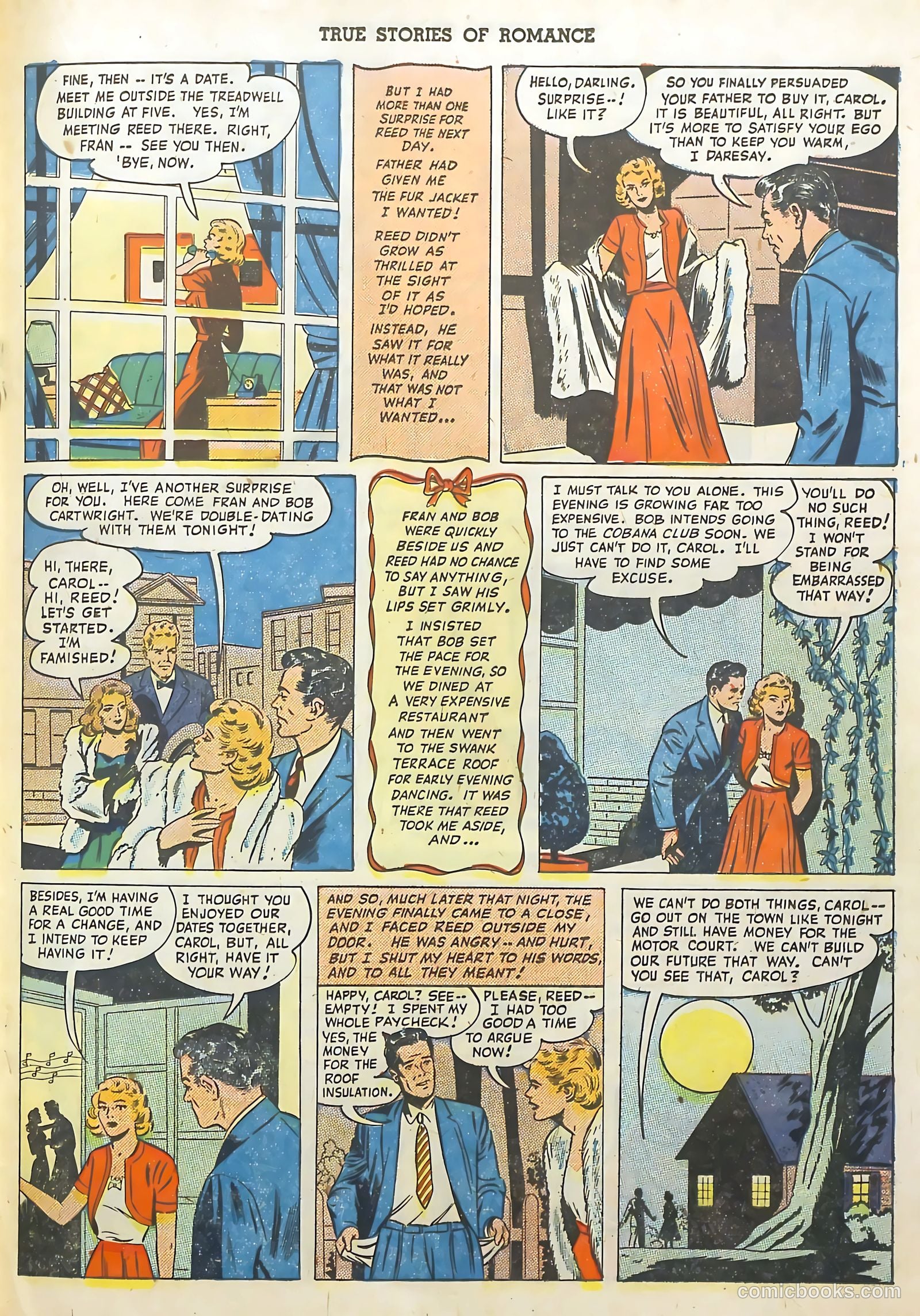 True Stories of Romance #2 (1950) — page 19 of 36