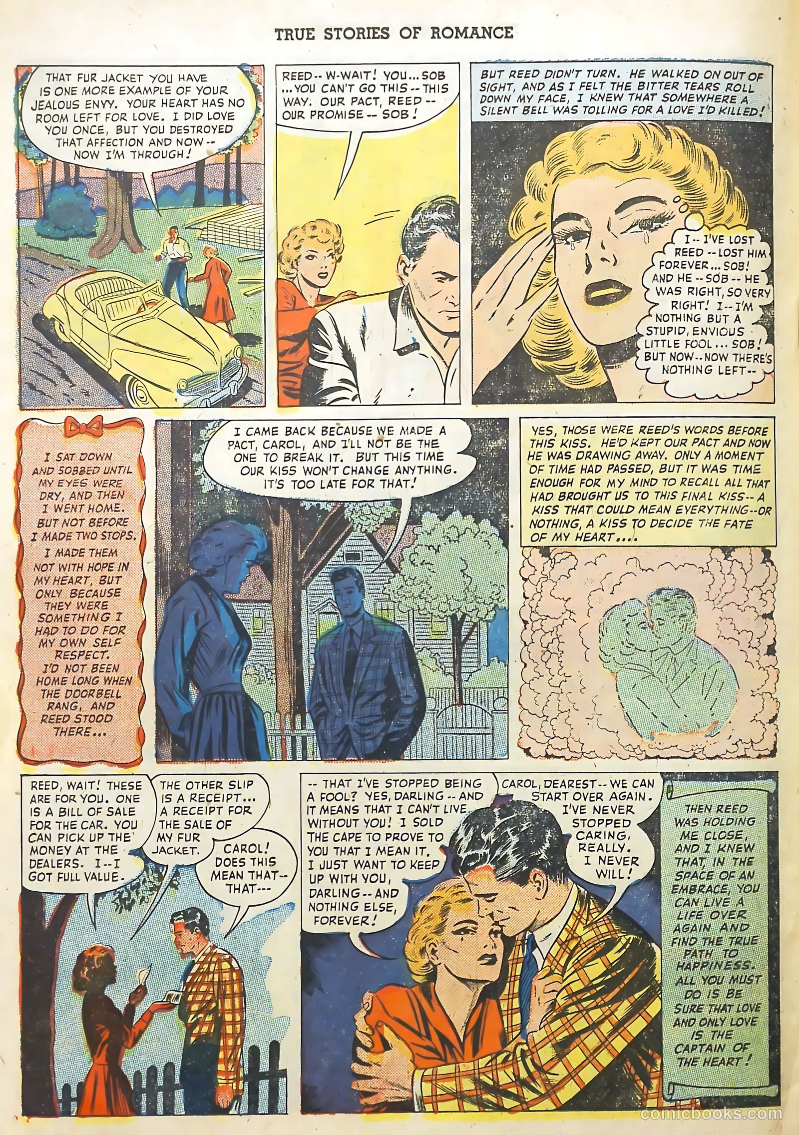 True Stories of Romance #2 (1950) — page 22 of 36