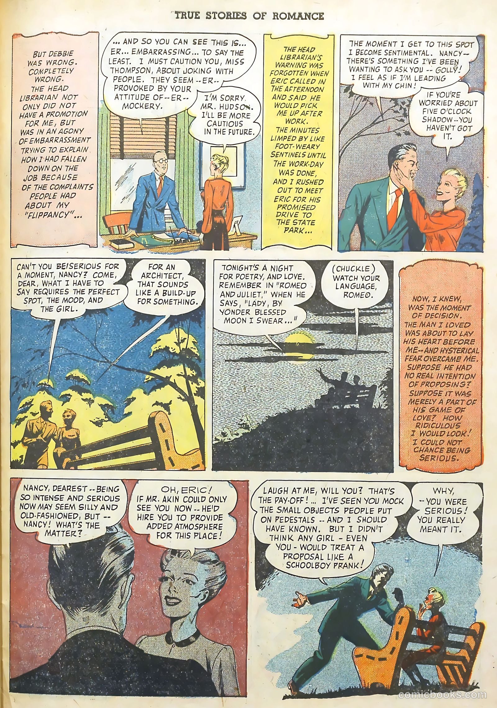 True Stories of Romance #2 (1950) — page 31 of 36