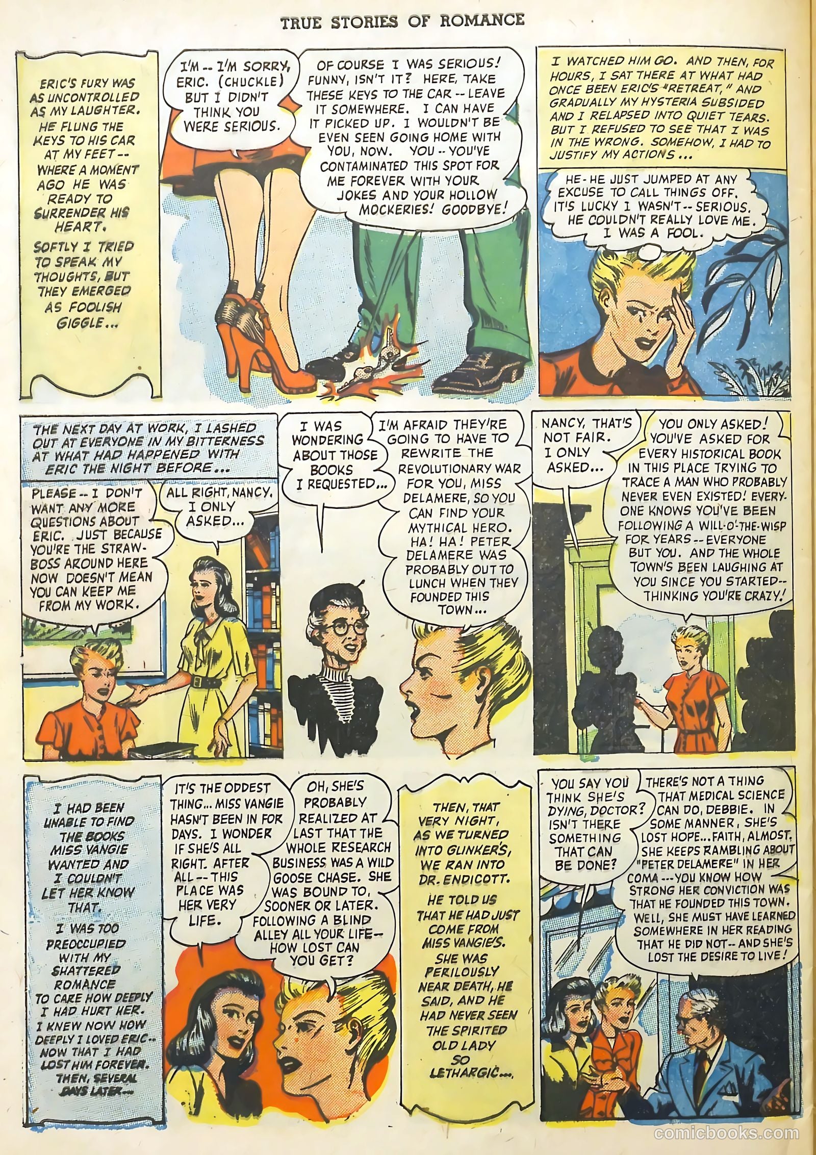 True Stories of Romance #2 (1950) — page 32 of 36