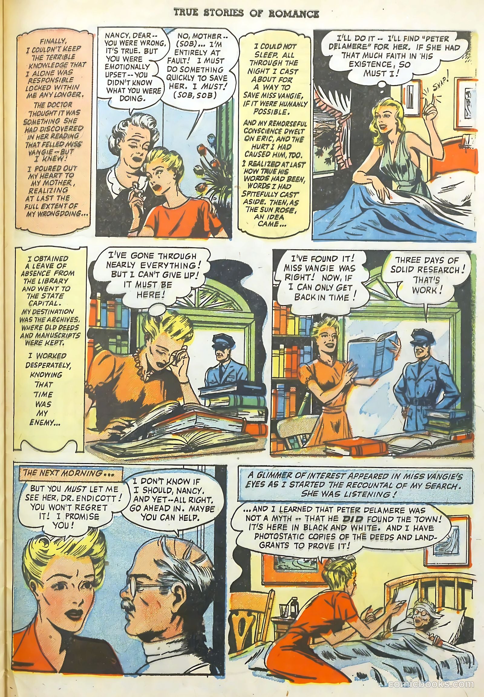 True Stories of Romance #2 (1950) — page 33 of 36