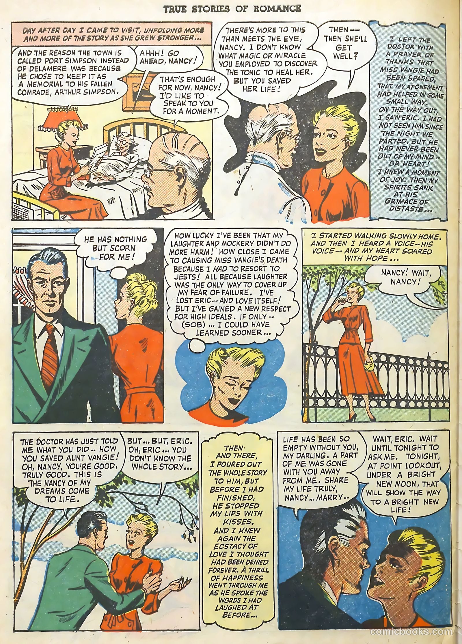 True Stories of Romance #2 (1950) — page 34 of 36