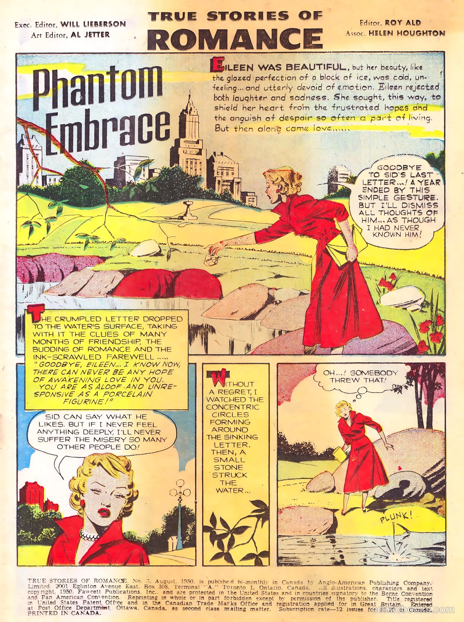 True Stories of Romance #3 (1950) — page 2 of 34