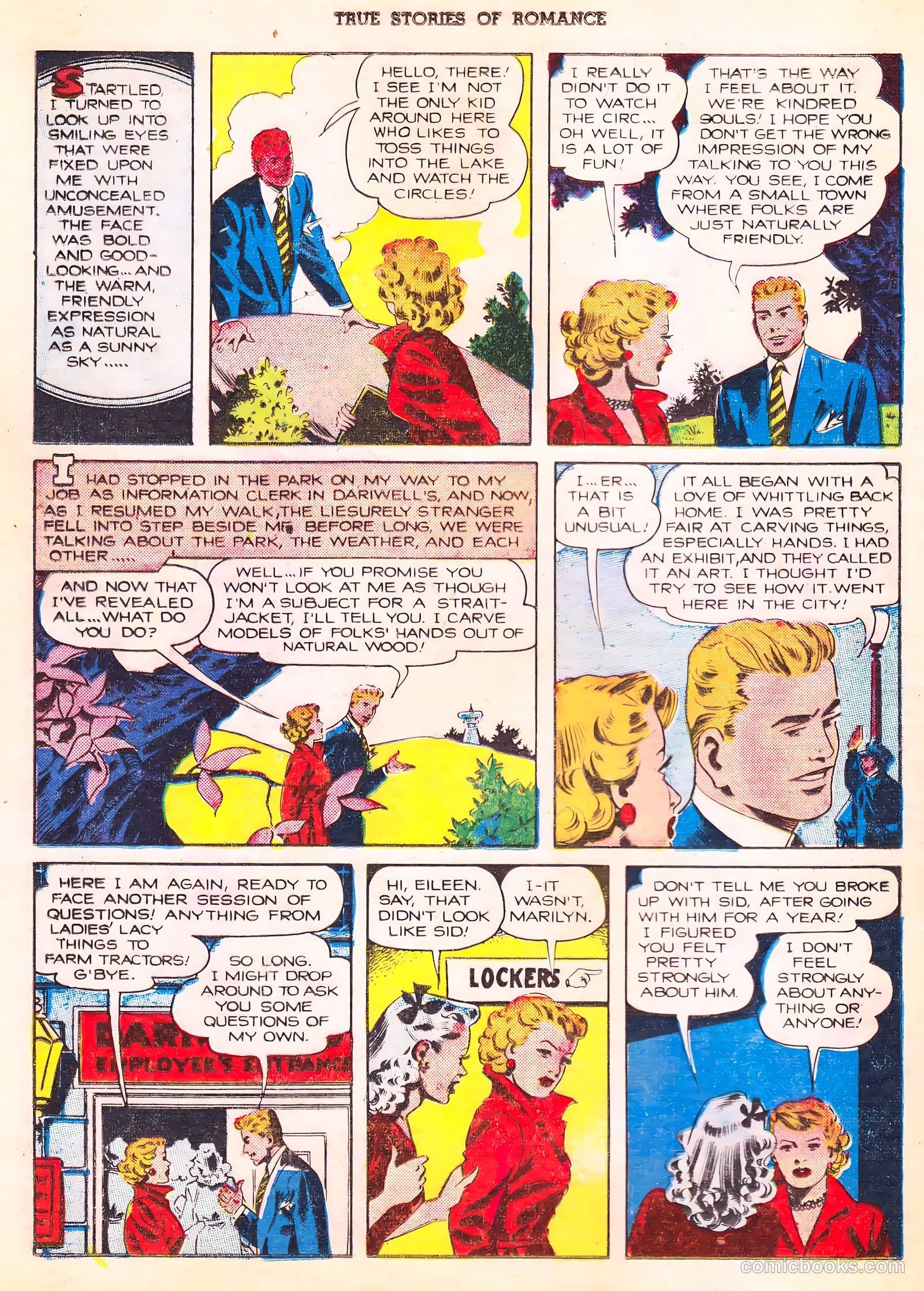 True Stories of Romance #3 (1950) — page 3 of 34