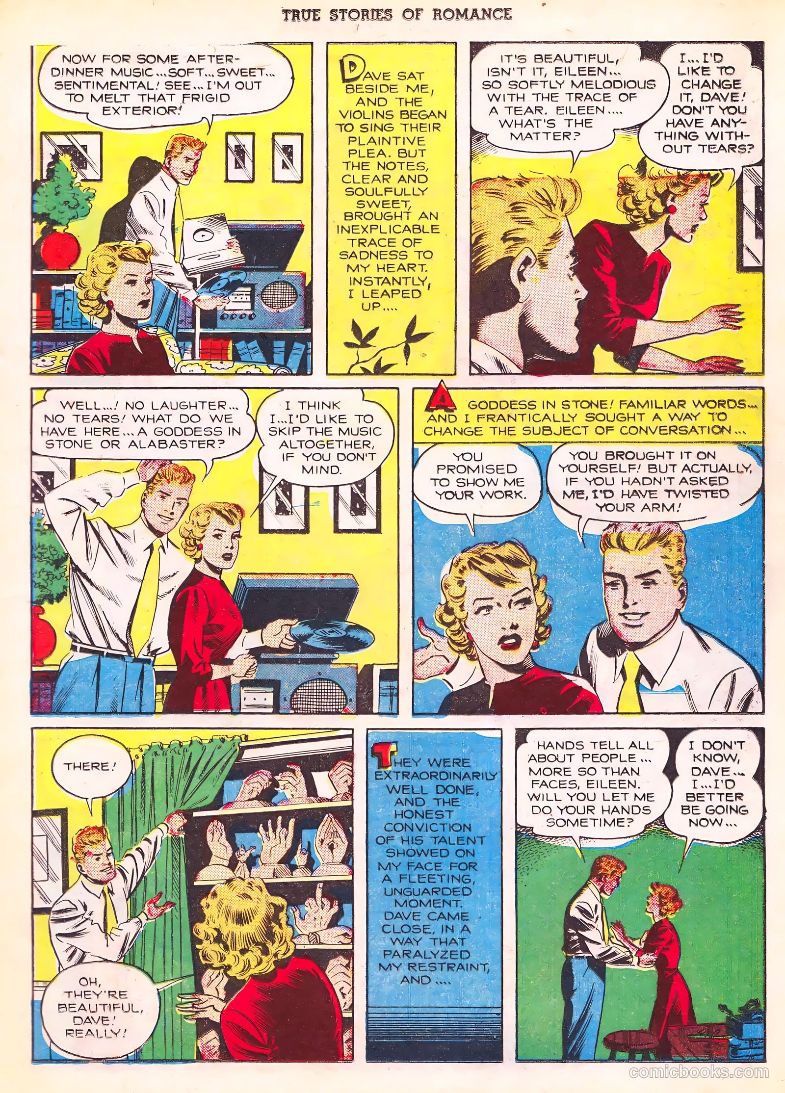 True Stories of Romance #3 (1950) — page 6 of 34