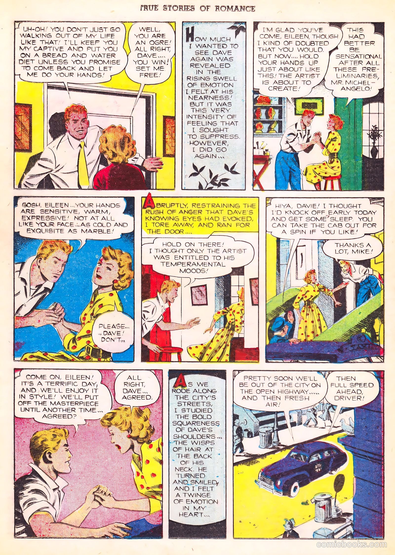 True Stories of Romance #3 (1950) — page 7 of 34
