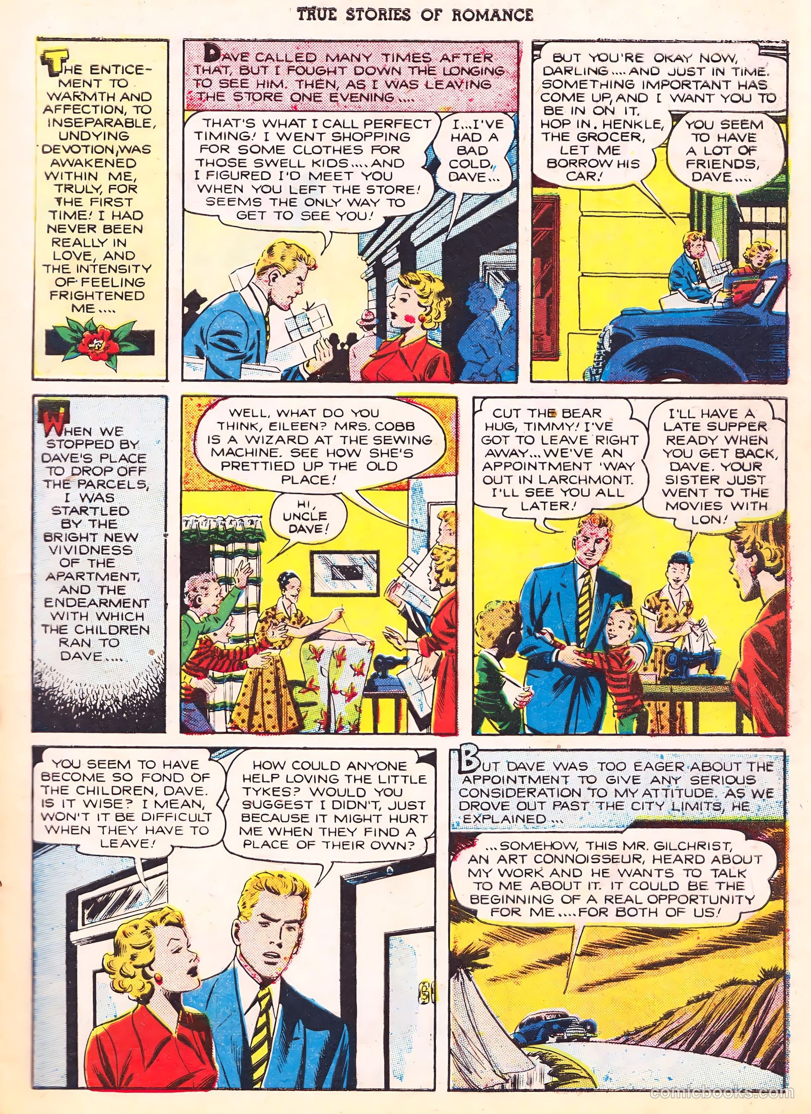 True Stories of Romance #3 (1950) — page 10 of 34