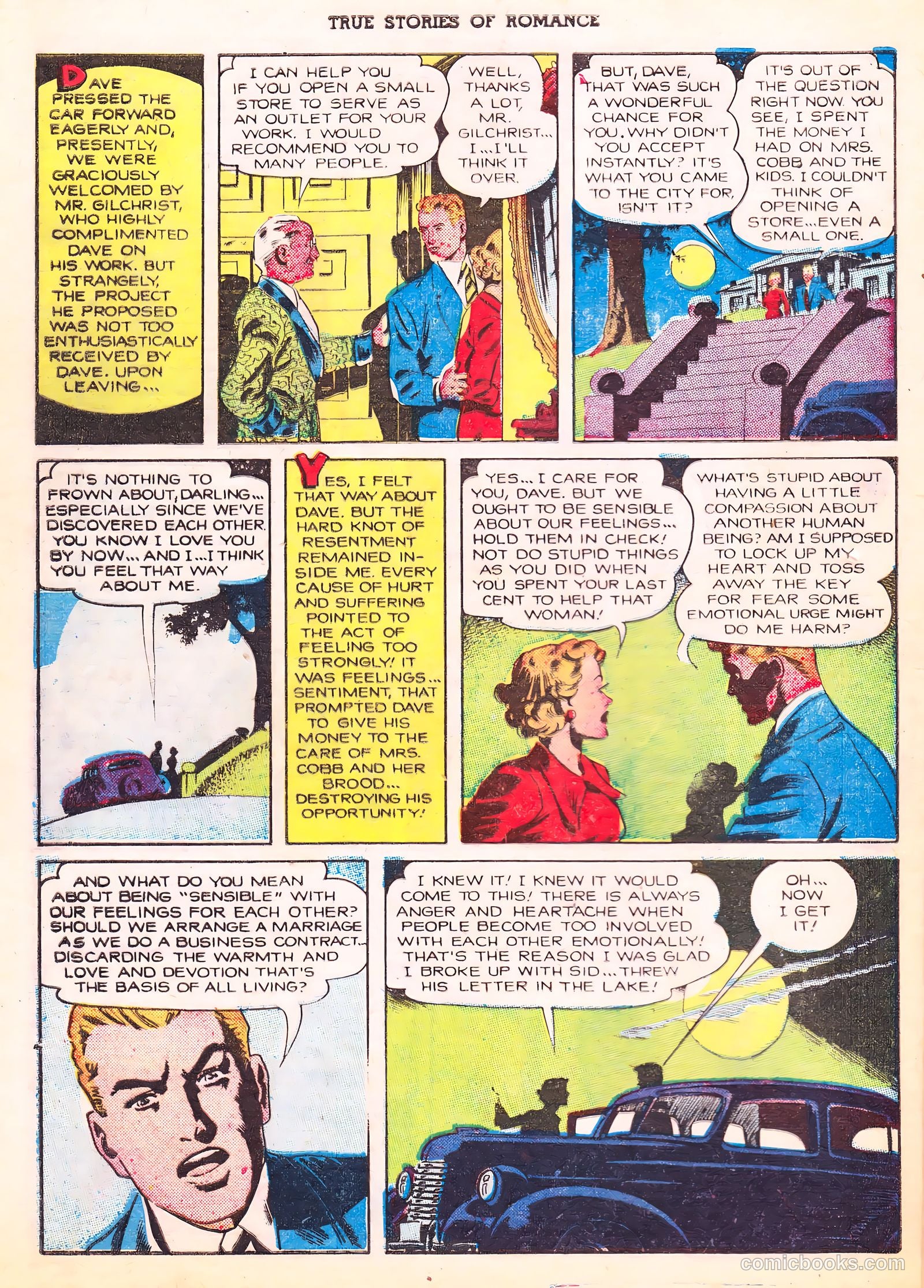 True Stories of Romance #3 (1950) — page 11 of 34