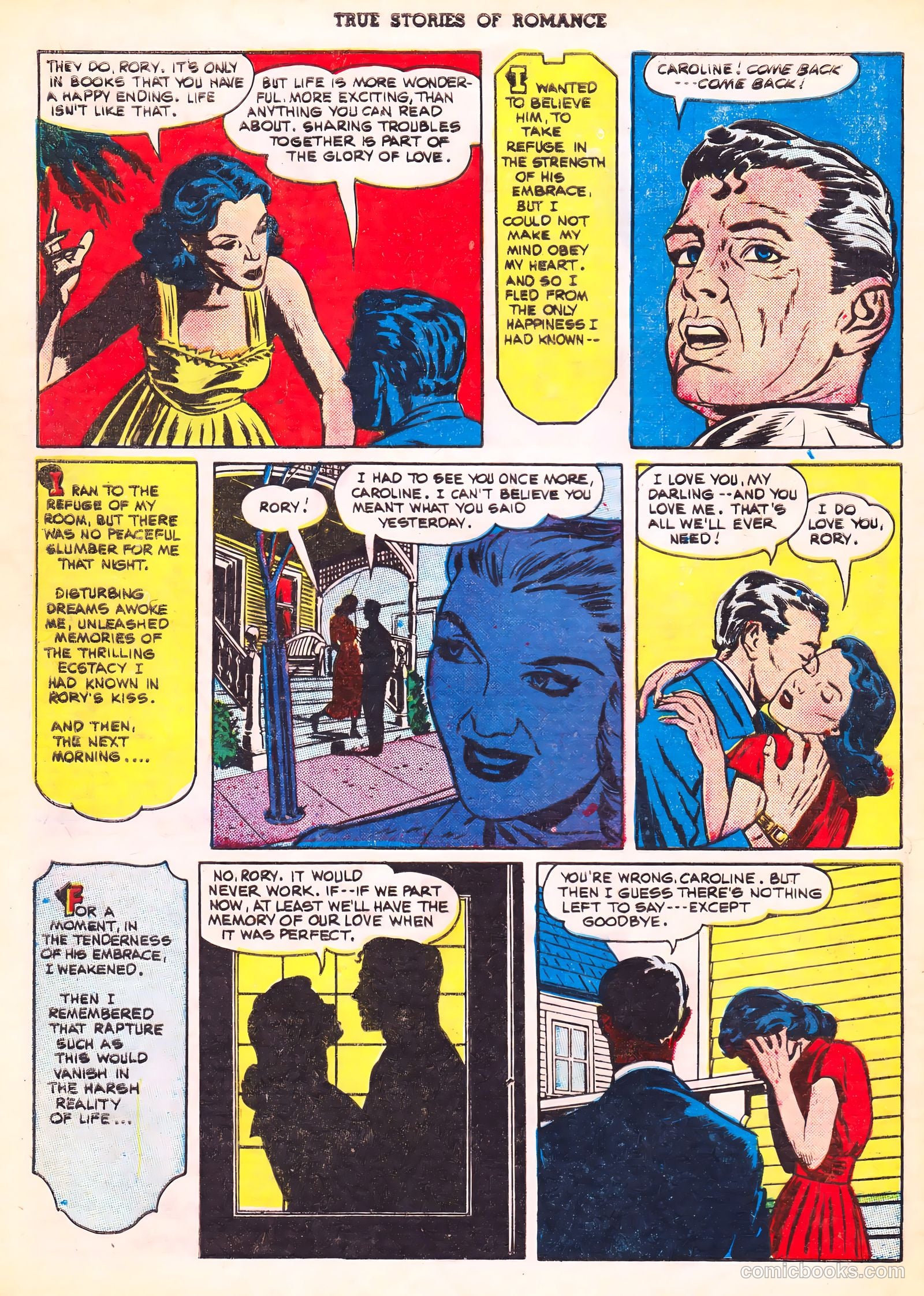 True Stories of Romance #3 (1950) — page 19 of 34