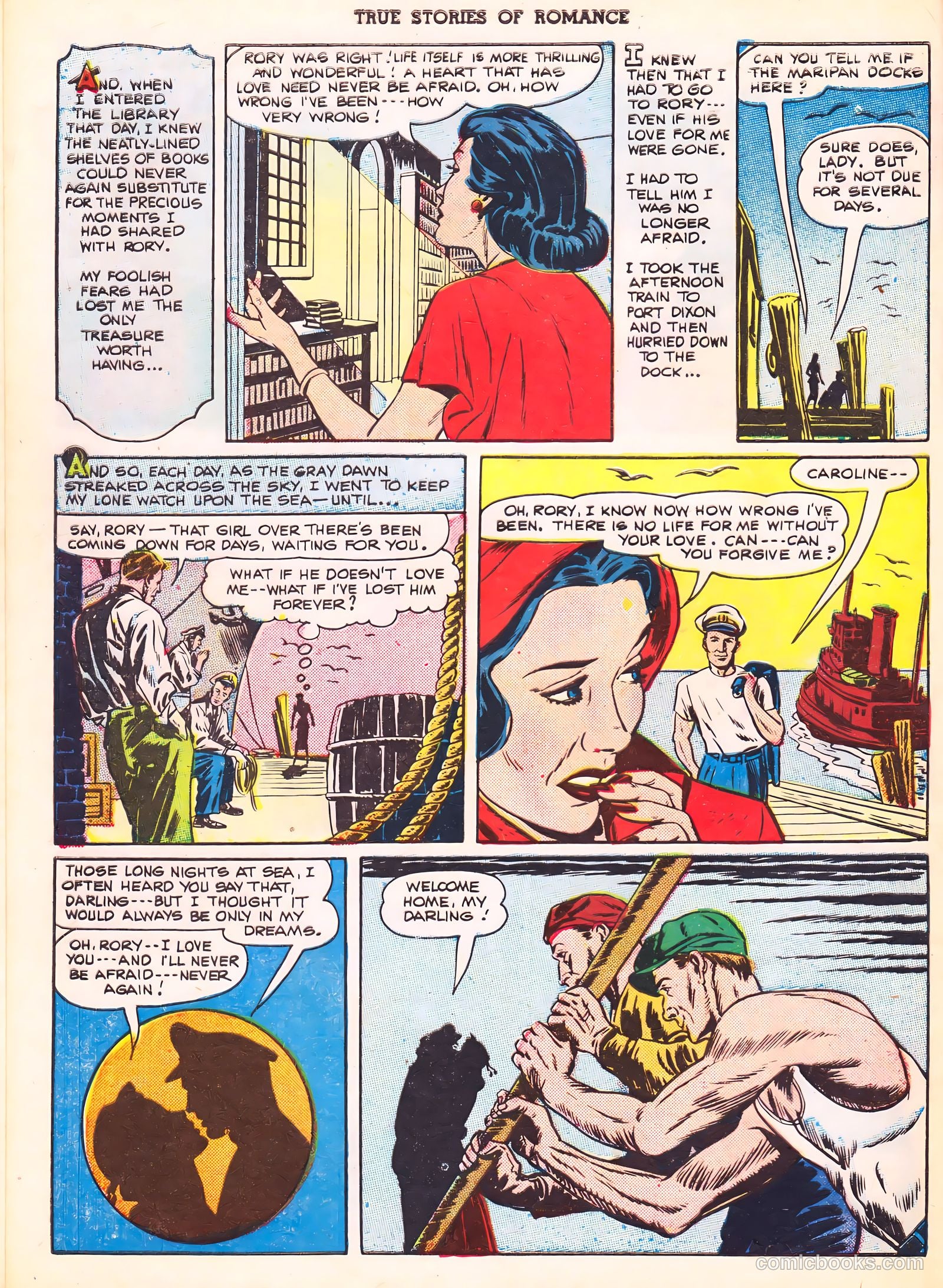 True Stories of Romance #3 (1950) — page 21 of 34