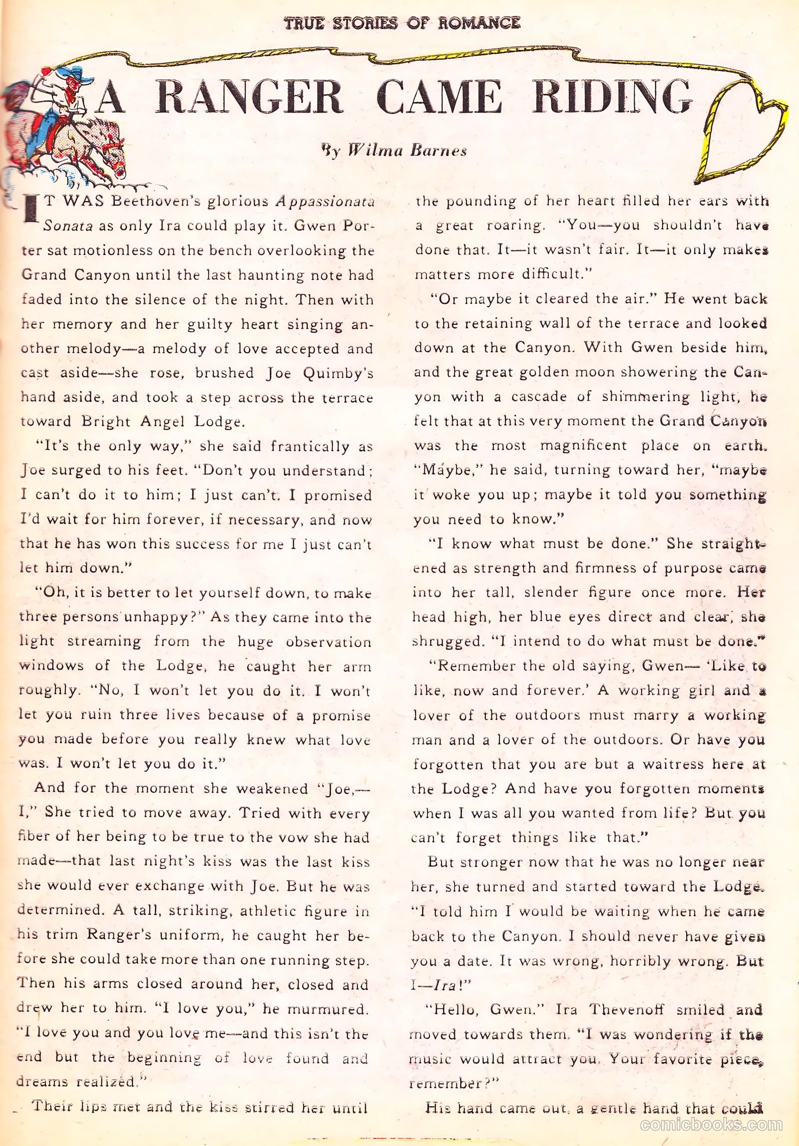 True Stories of Romance #3 (1950) — page 22 of 34