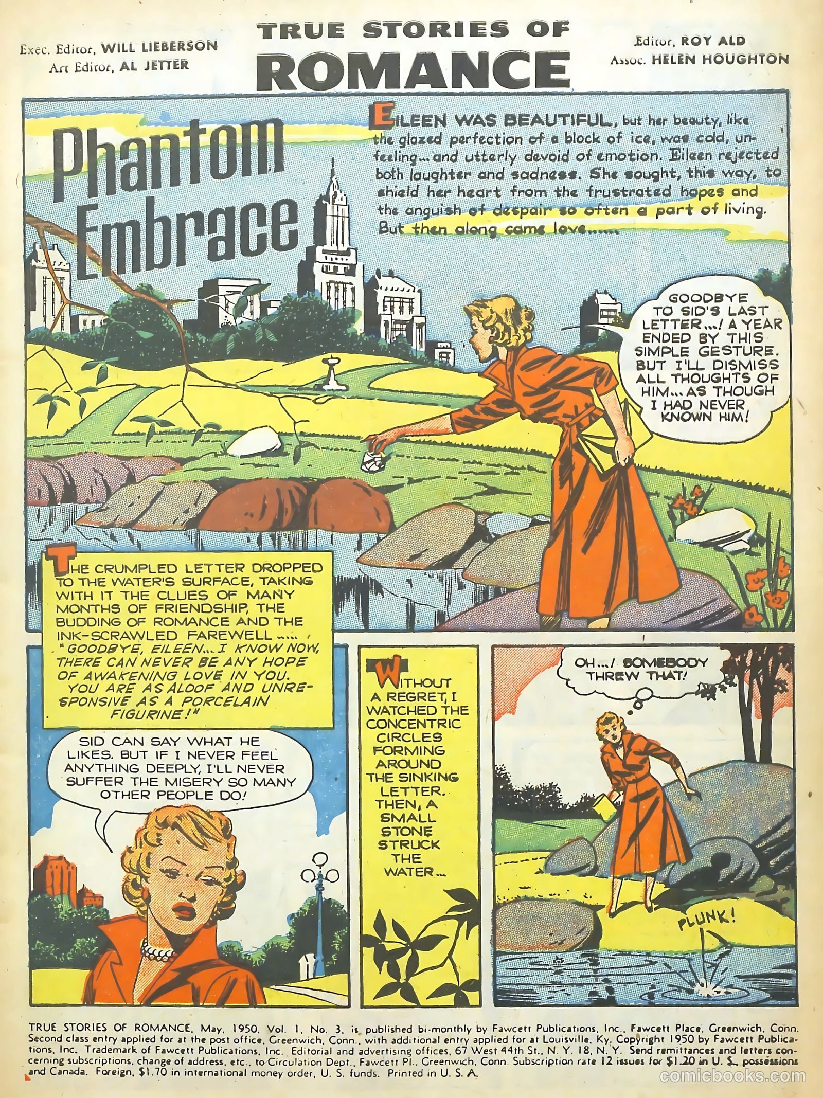 True Stories of Romance #3 (1950) — page 3 of 36