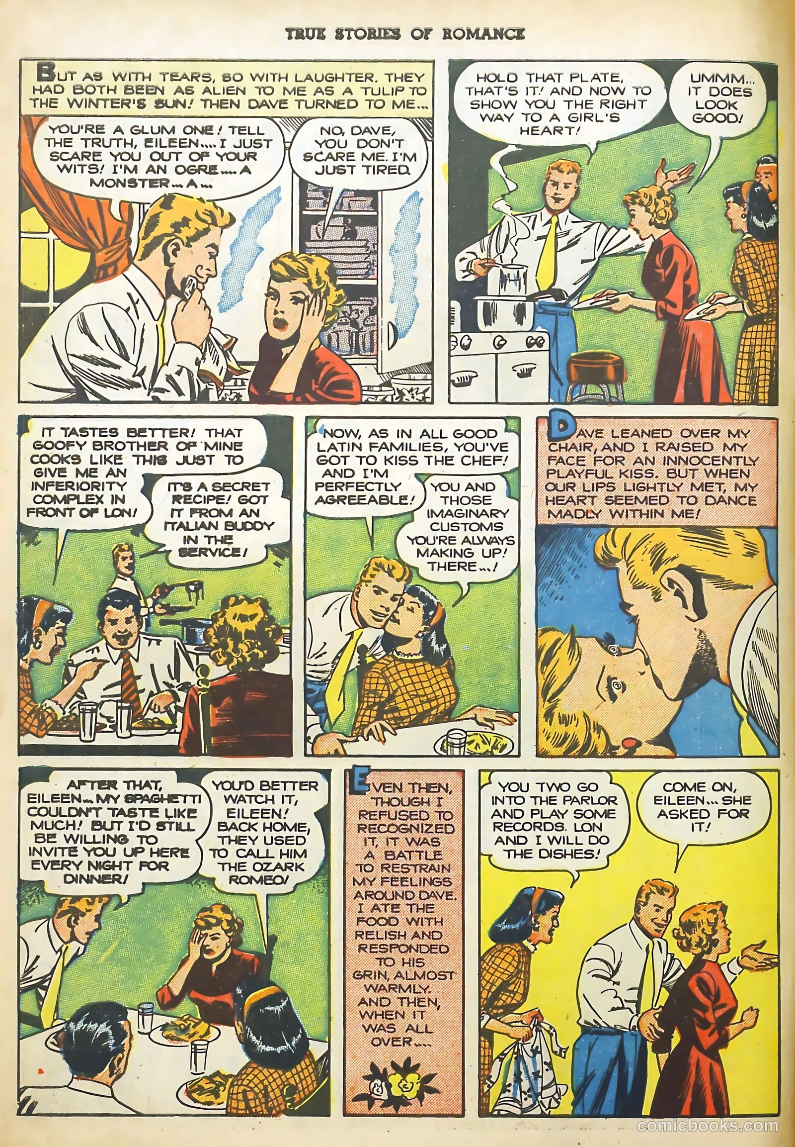 True Stories of Romance #3 (1950) — page 6 of 36