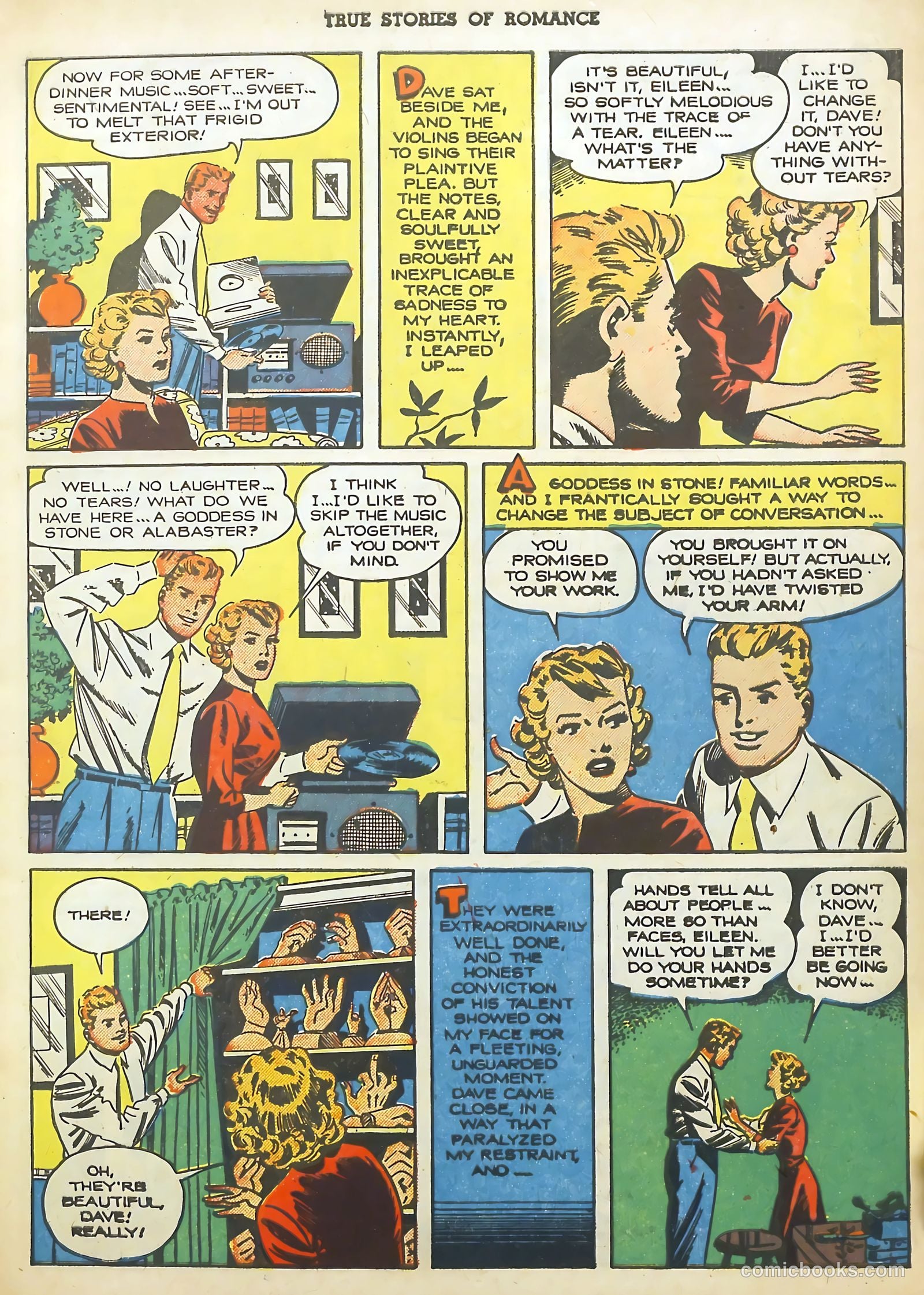 True Stories of Romance #3 (1950) — page 7 of 36