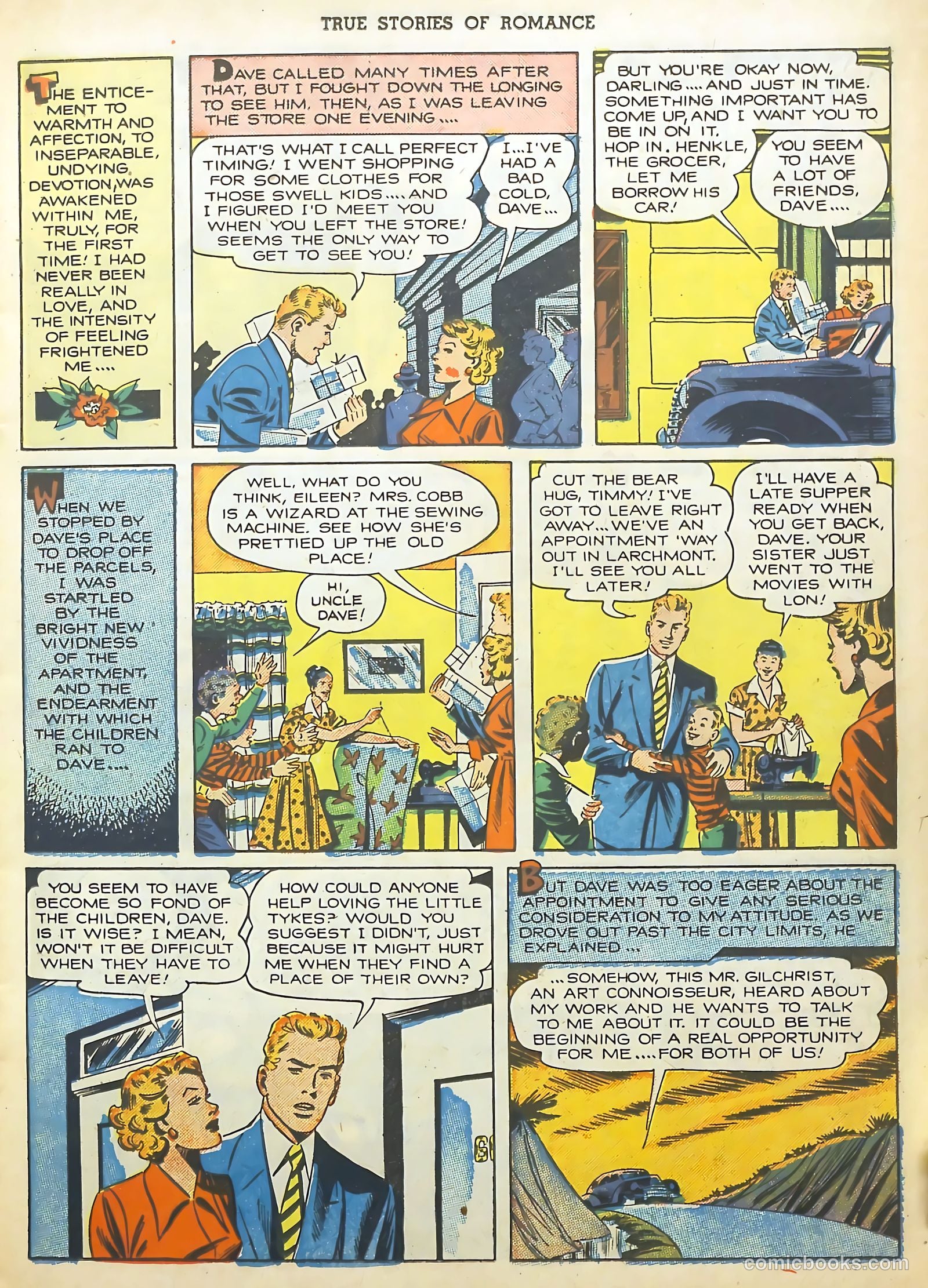 True Stories of Romance #3 (1950) — page 11 of 36