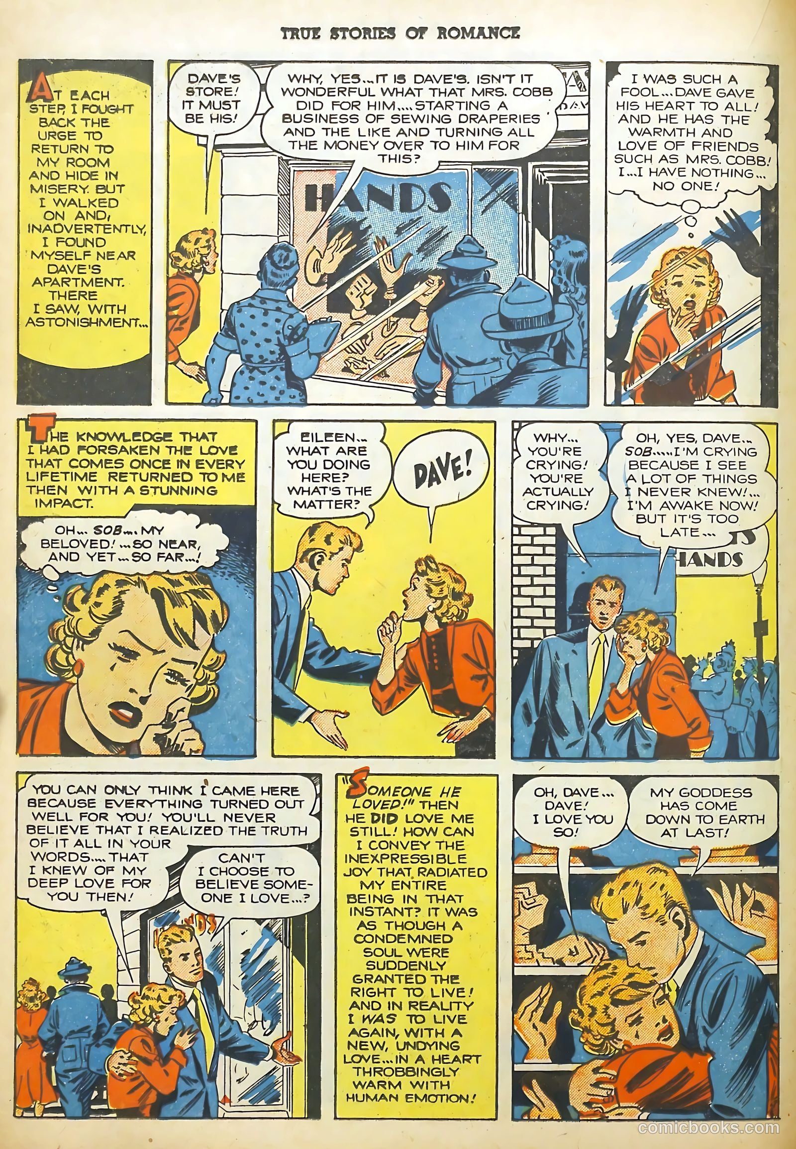 True Stories of Romance #3 (1950) — page 14 of 36