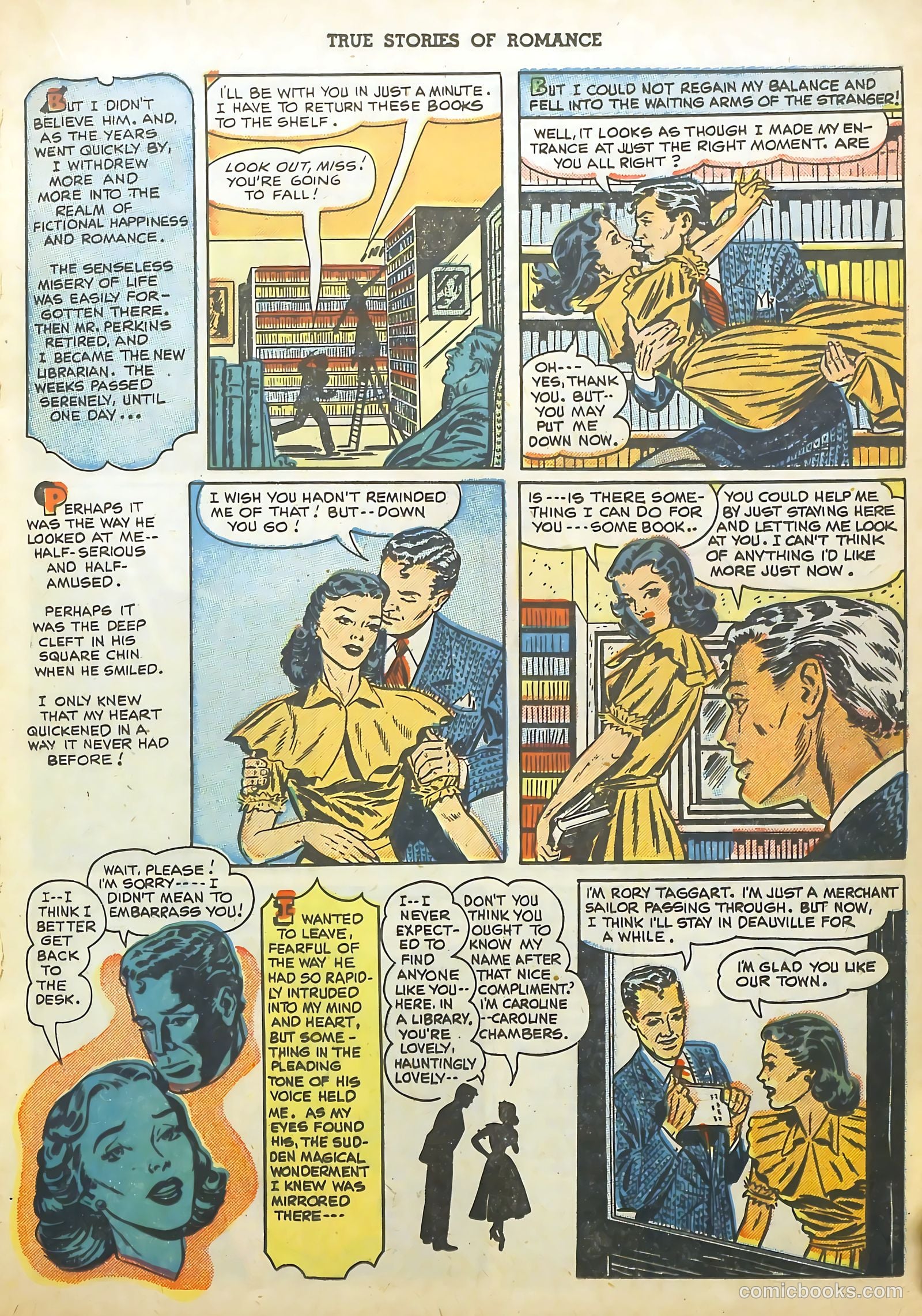 True Stories of Romance #3 (1950) — page 17 of 36