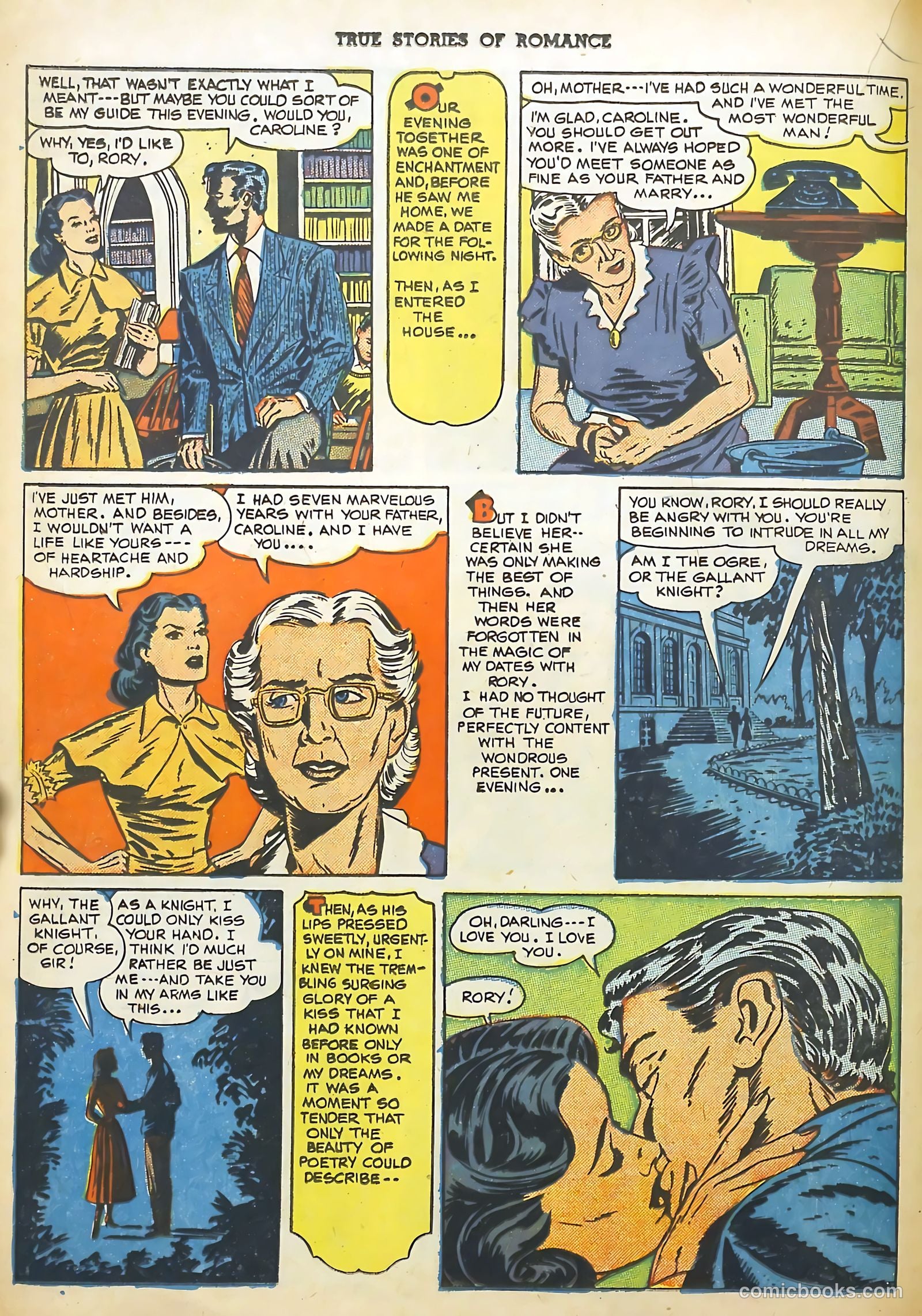 True Stories of Romance #3 (1950) — page 18 of 36