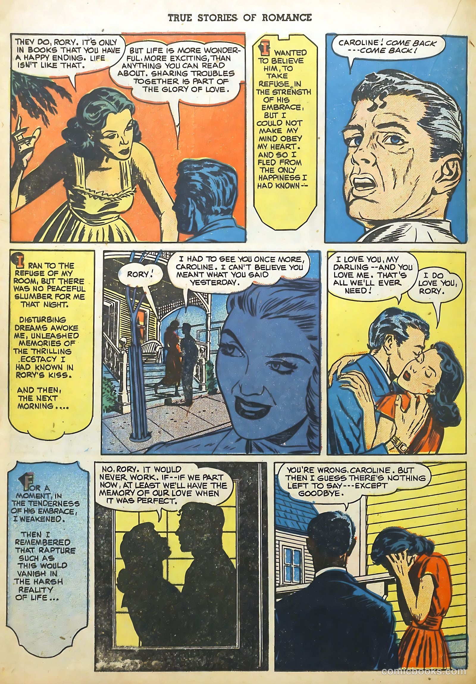 True Stories of Romance #3 (1950) — page 20 of 36