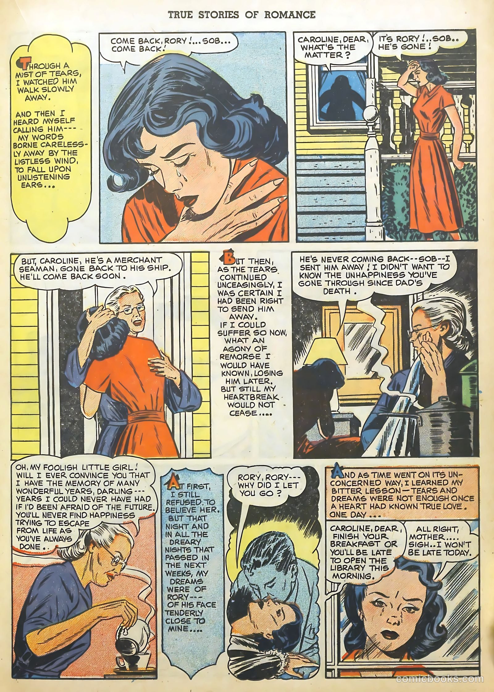 True Stories of Romance #3 (1950) — page 21 of 36