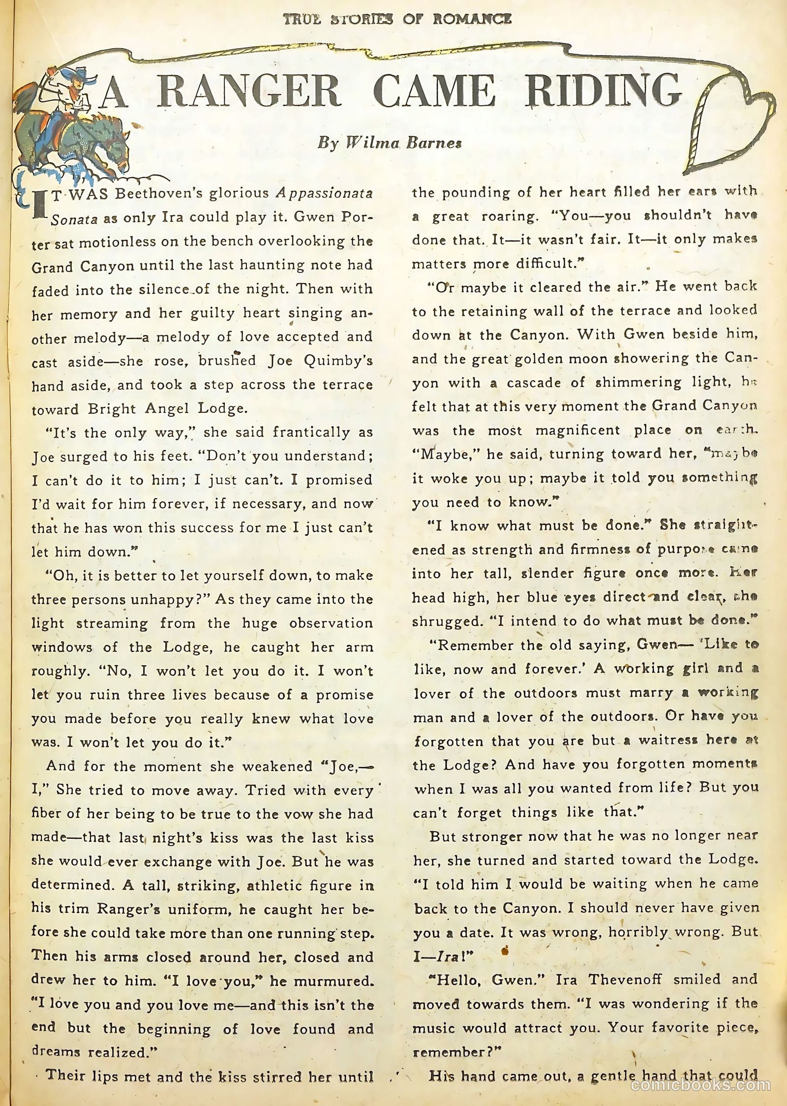 True Stories of Romance #3 (1950) — page 23 of 36