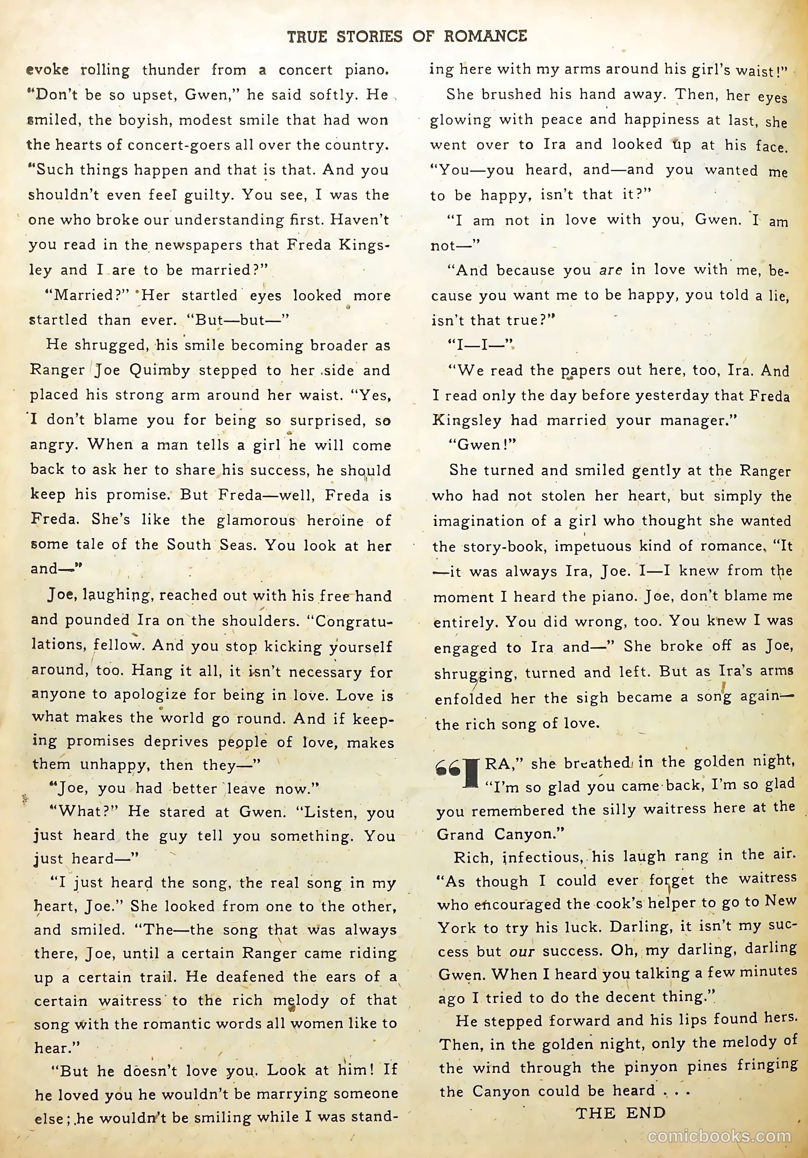 True Stories of Romance #3 (1950) — page 24 of 36